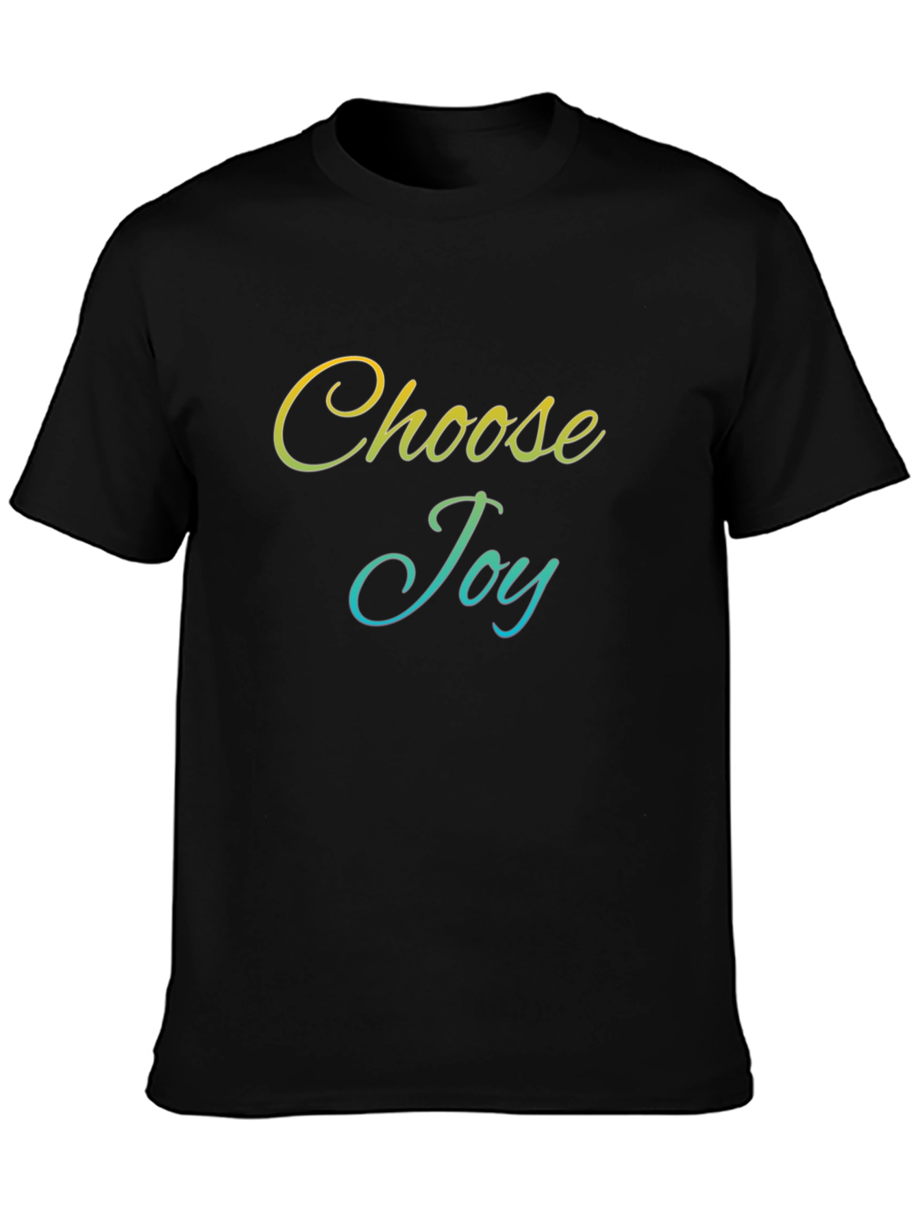 Choose Joy Graphic T-Shirt - Black