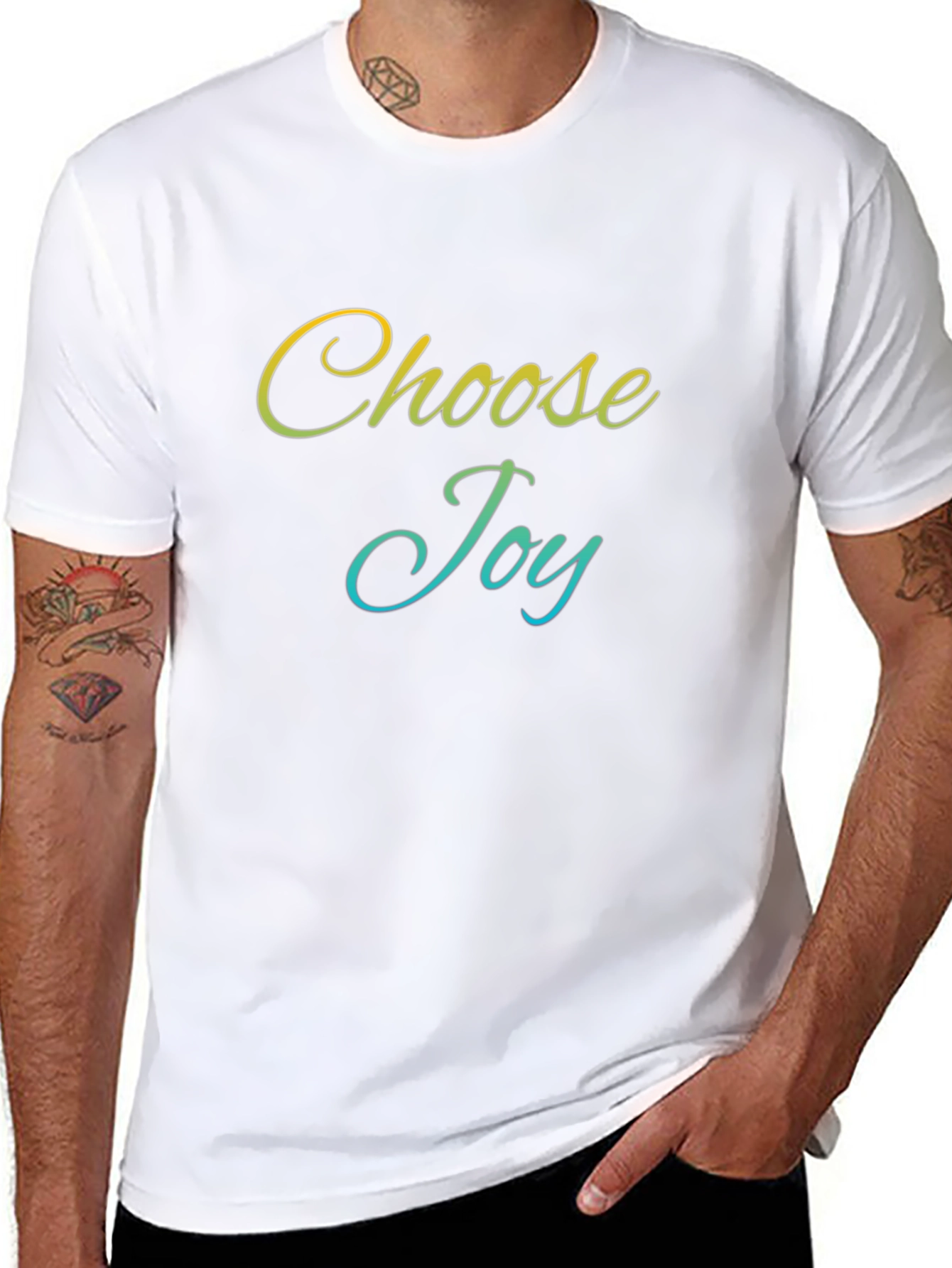 Choose Joy Graphic T-Shirt - Black