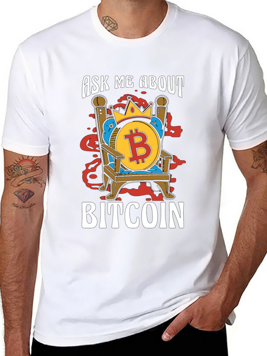 Ask Me About Bitcoin T-Shirt