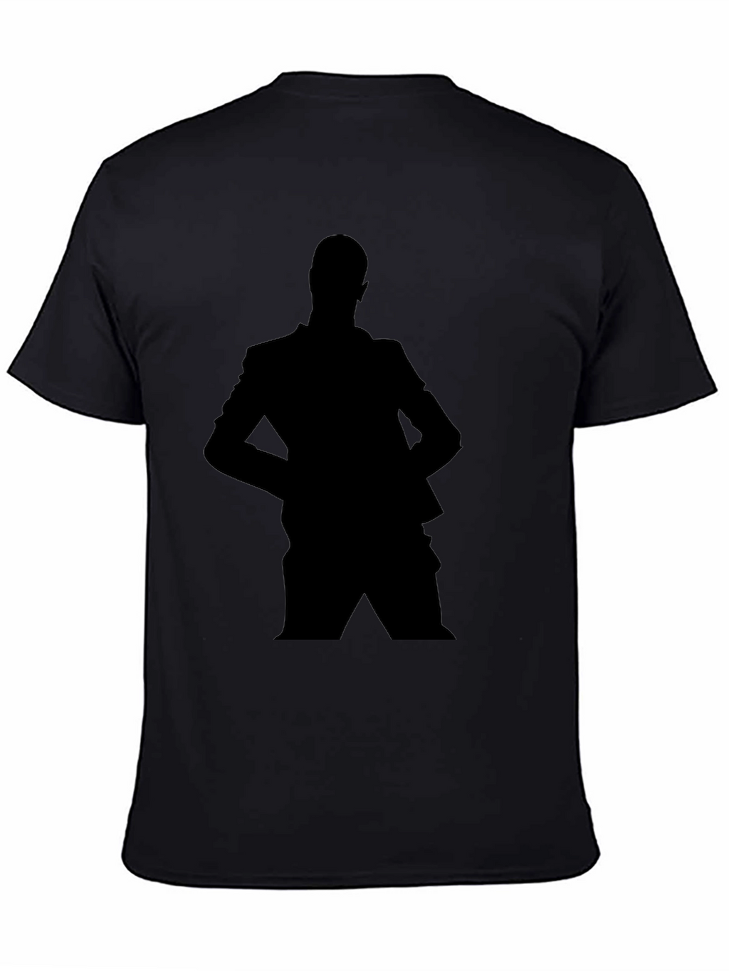 Silhouette Suit T-Shirt - Black Graphic Tee