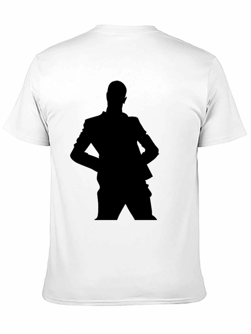 Silhouette Suit T-Shirt - Black Graphic Tee