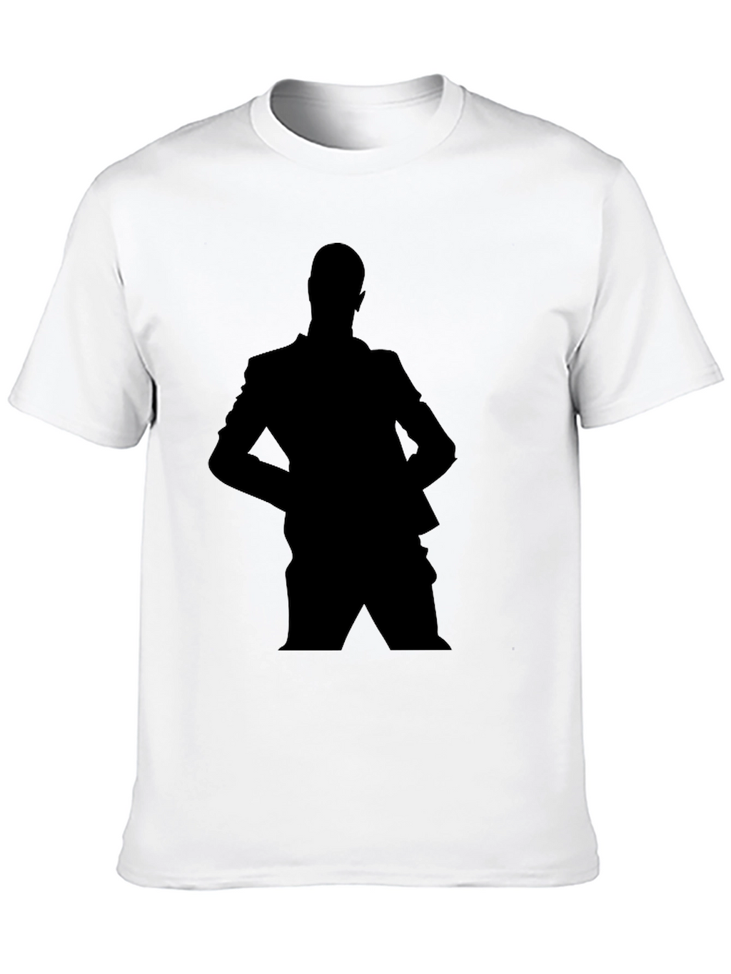 Silhouette Suit T-Shirt - Black Graphic Tee