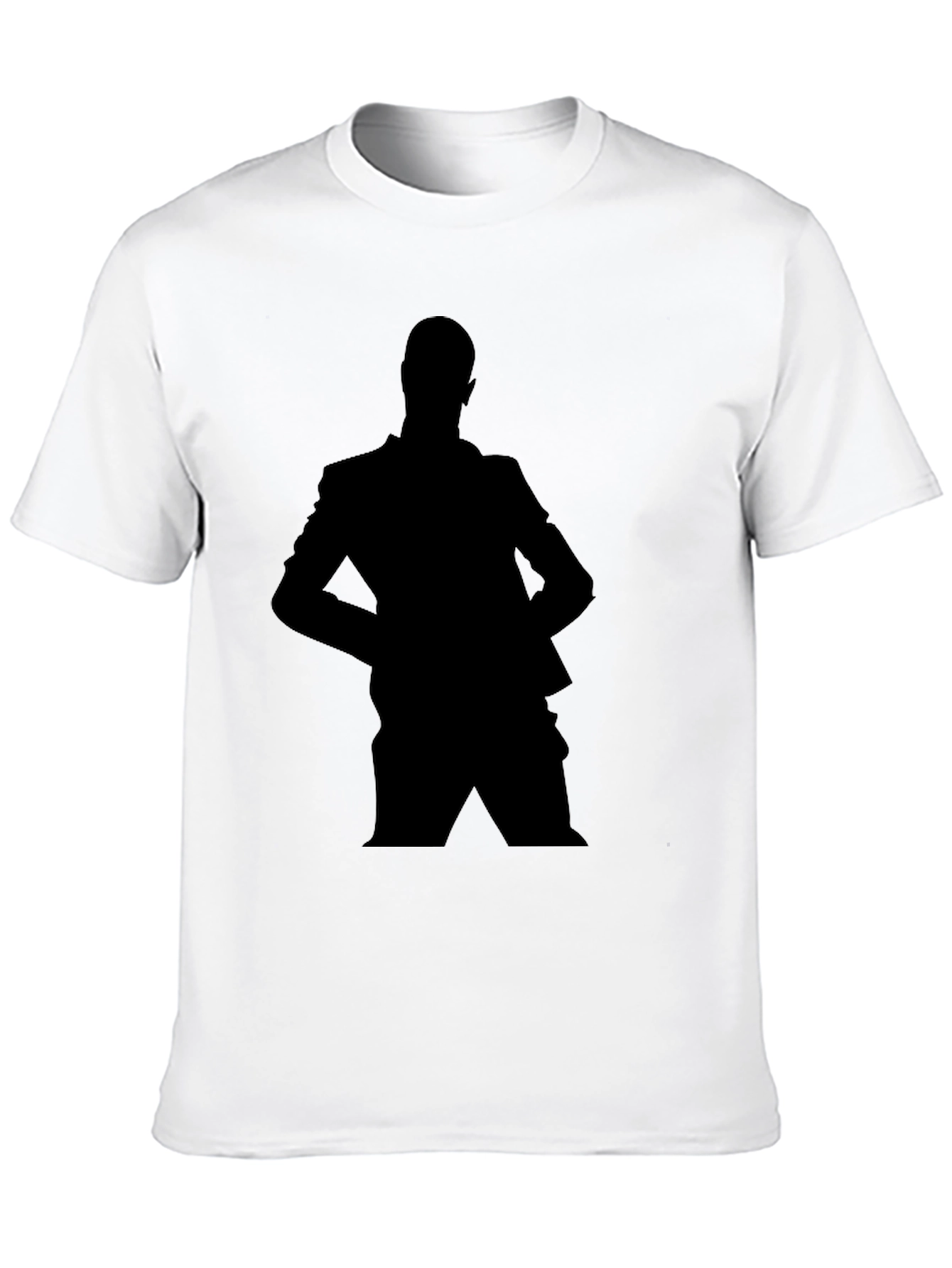 Silhouette Suit T-Shirt - Black Graphic Tee