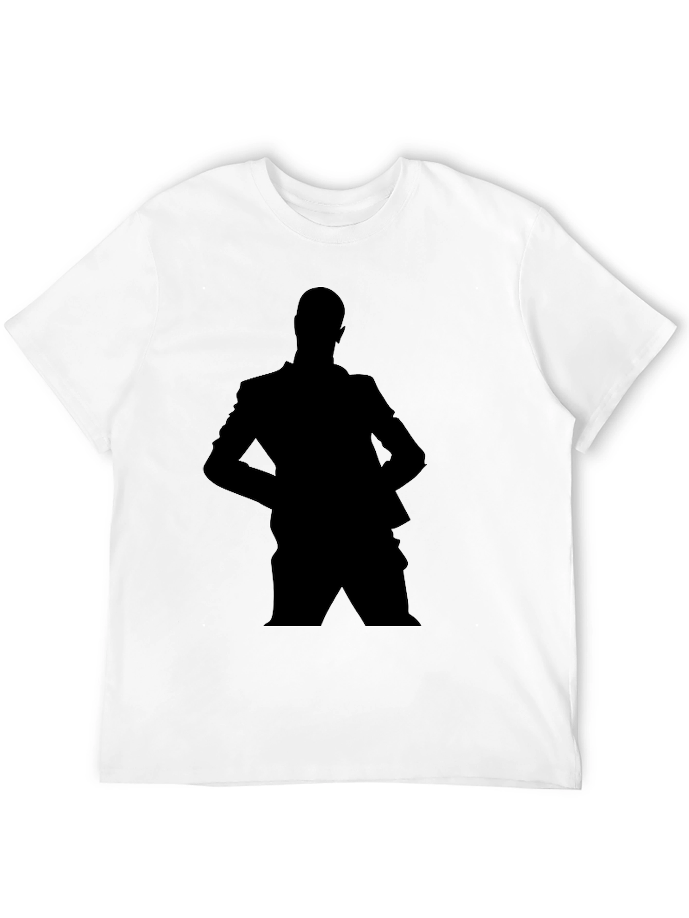 Silhouette Suit T-Shirt - Black Graphic Tee