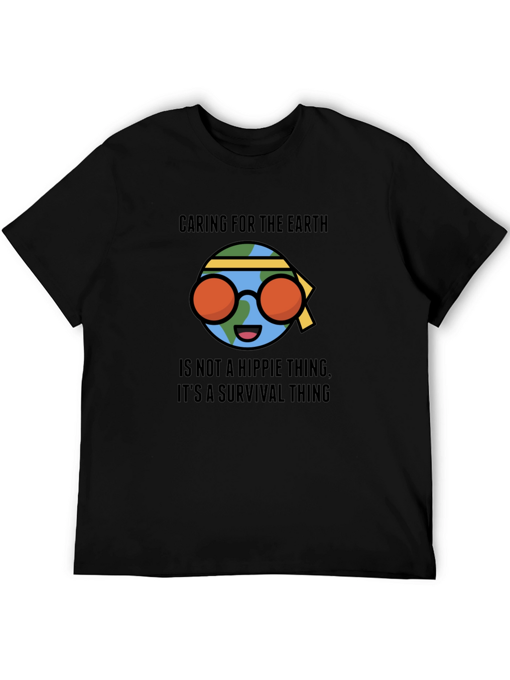 Caring Earth T-Shirt - Hippie Survival Tee