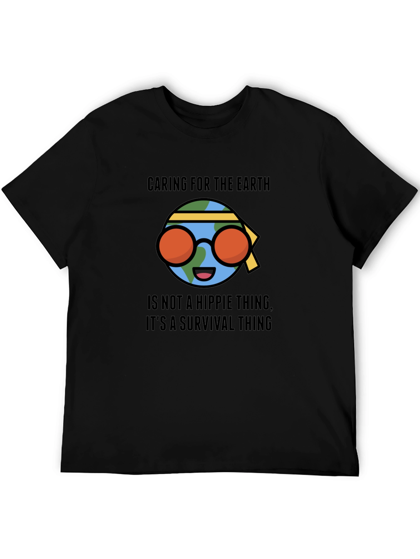 Caring Earth T-Shirt - Hippie Survival Tee
