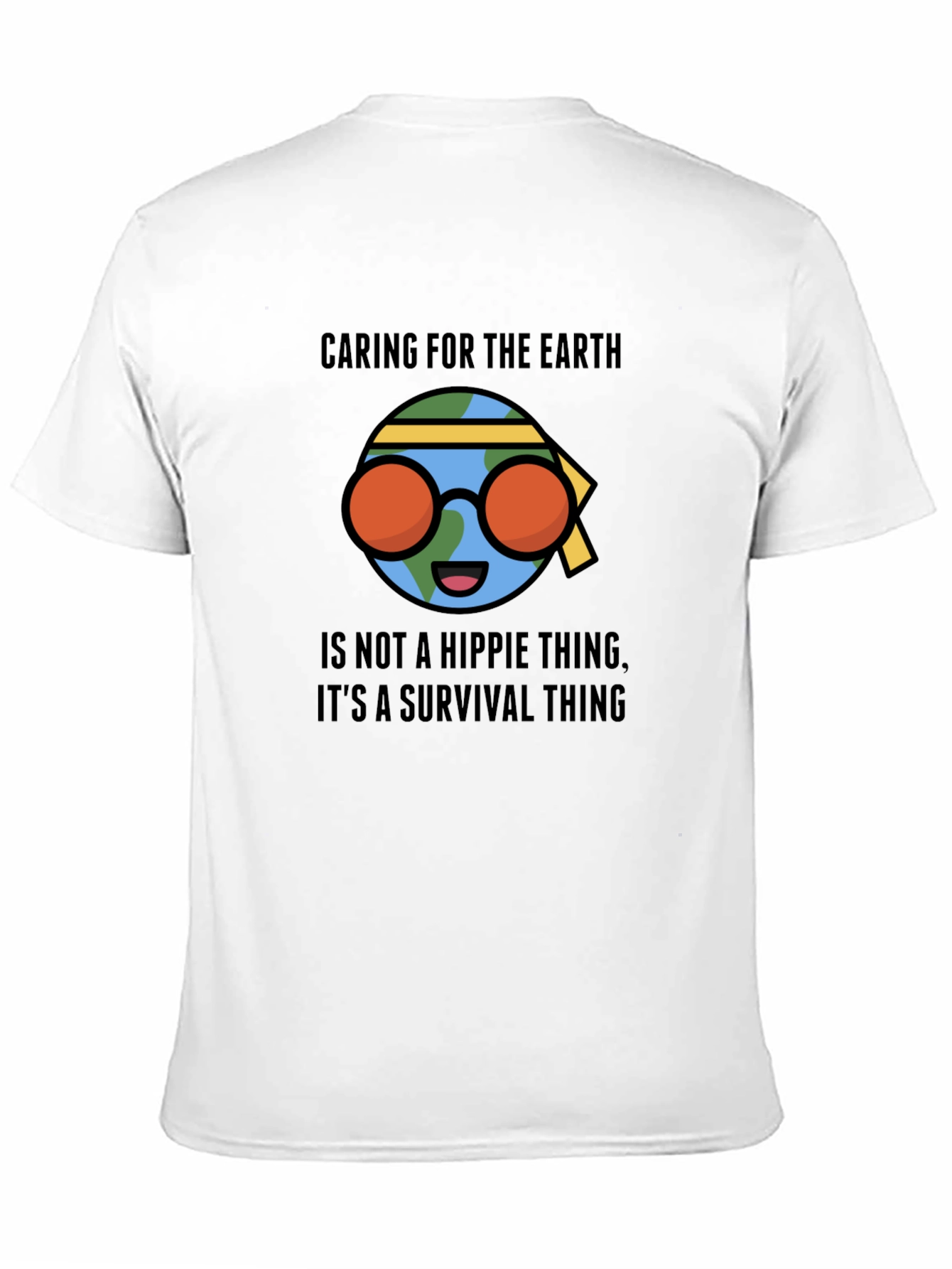 Caring Earth T-Shirt - Hippie Survival Tee
