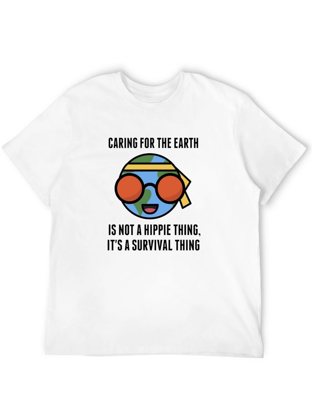 Caring Earth T-Shirt - Hippie Survival Tee