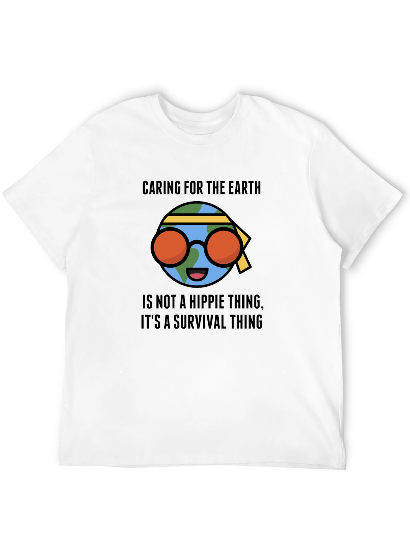 Caring Earth T-Shirt - Hippie Survival Tee