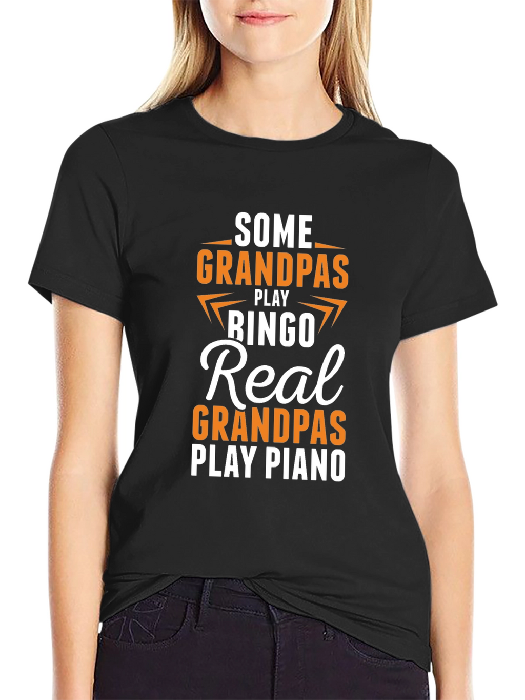 Real Grandpas Play Piano T-Shirt