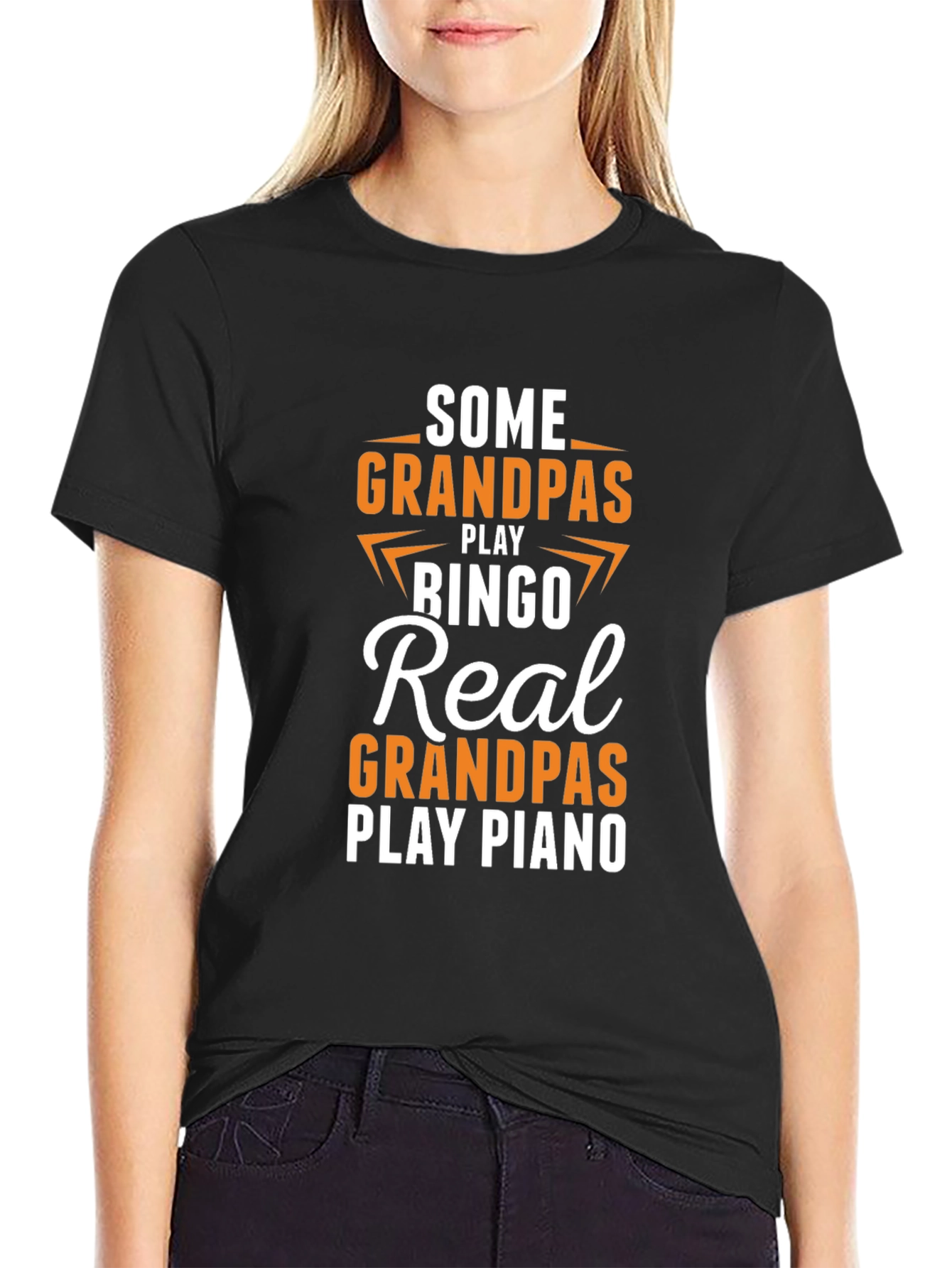 Real Grandpas Play Piano T-Shirt