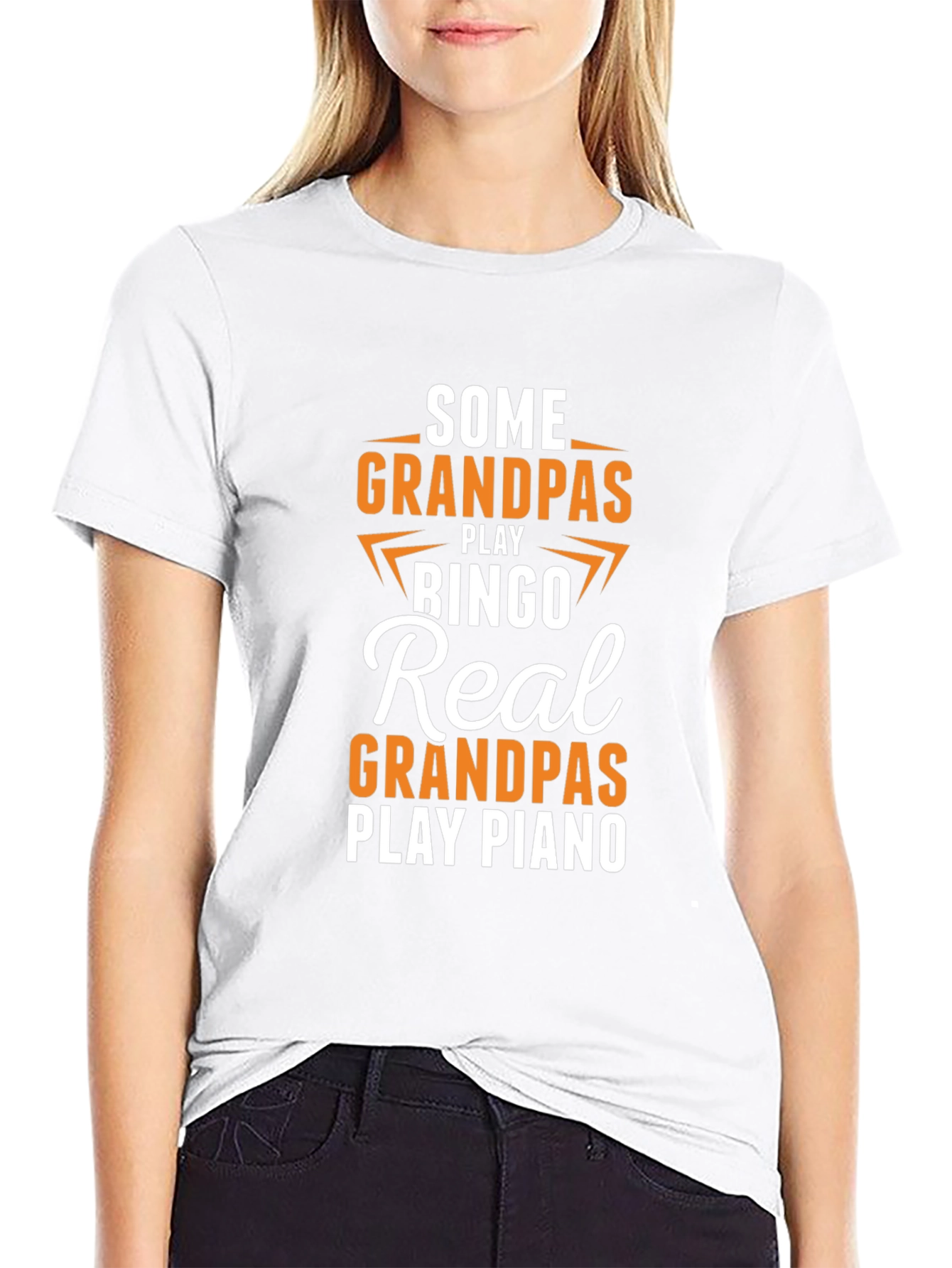 Real Grandpas Play Piano T-Shirt