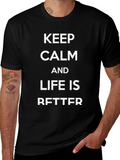 Keep Calm Funny Graphic Tee