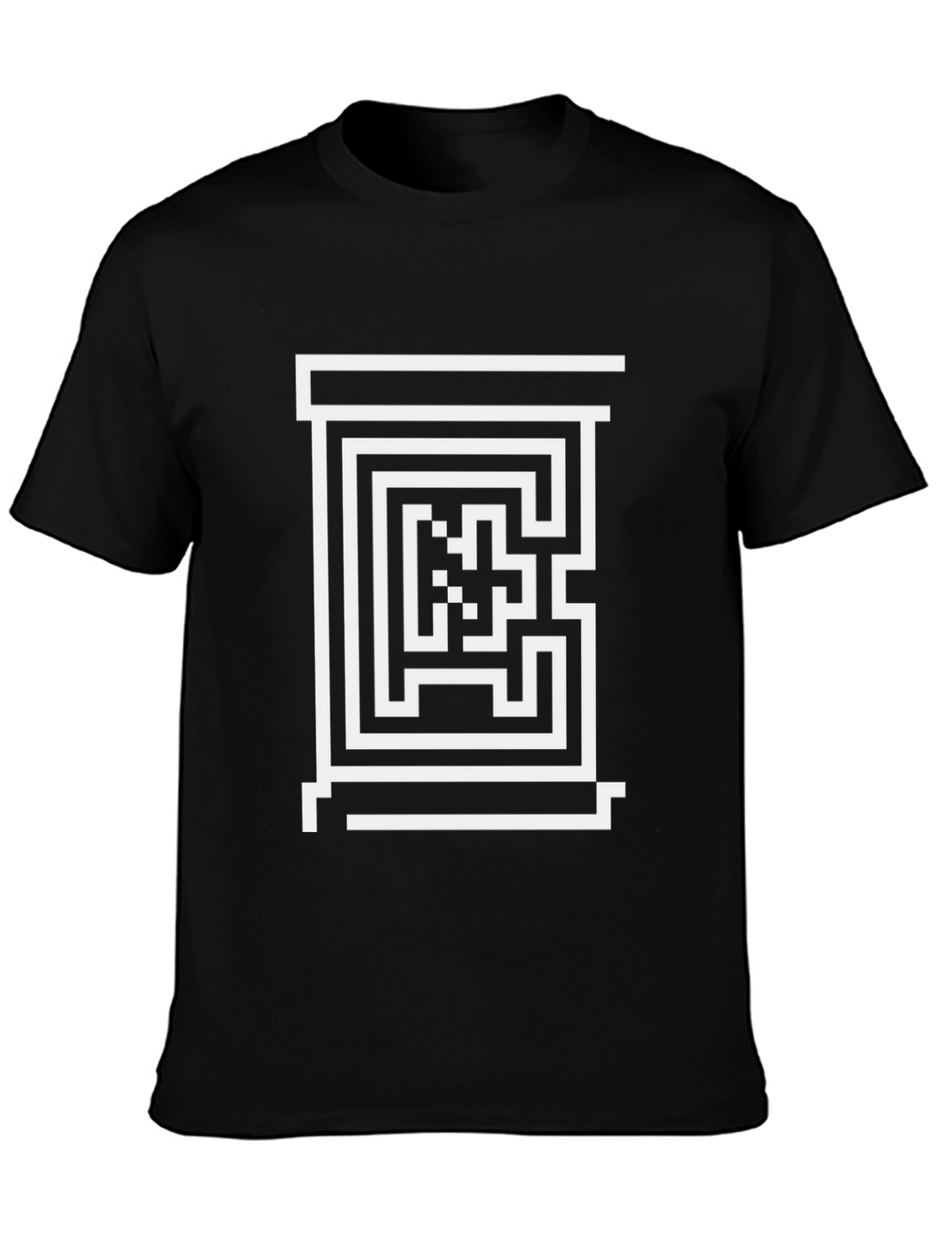 Maze T-Shirt - Geometric Puzzle Design