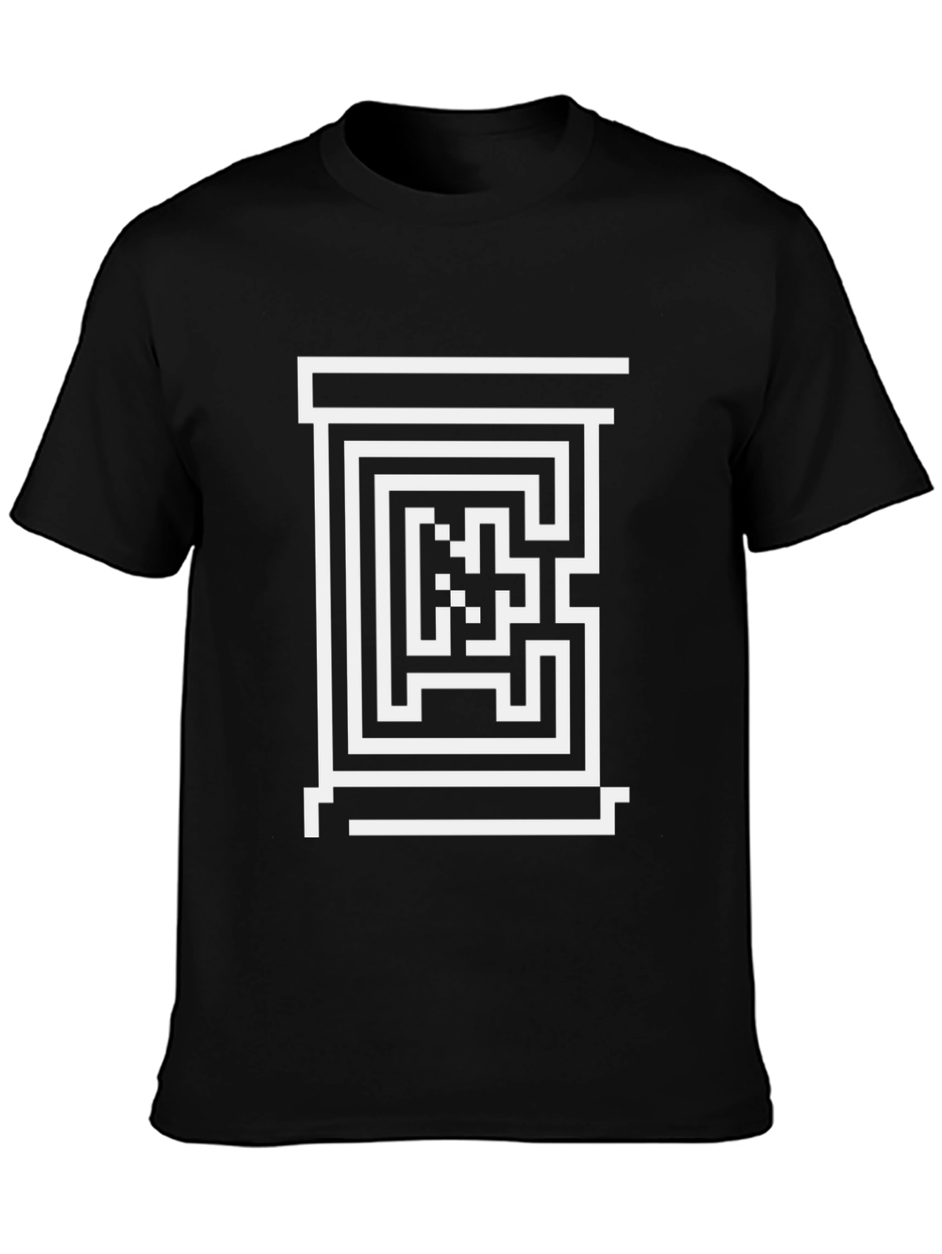 Maze T-Shirt - Geometric Puzzle Design