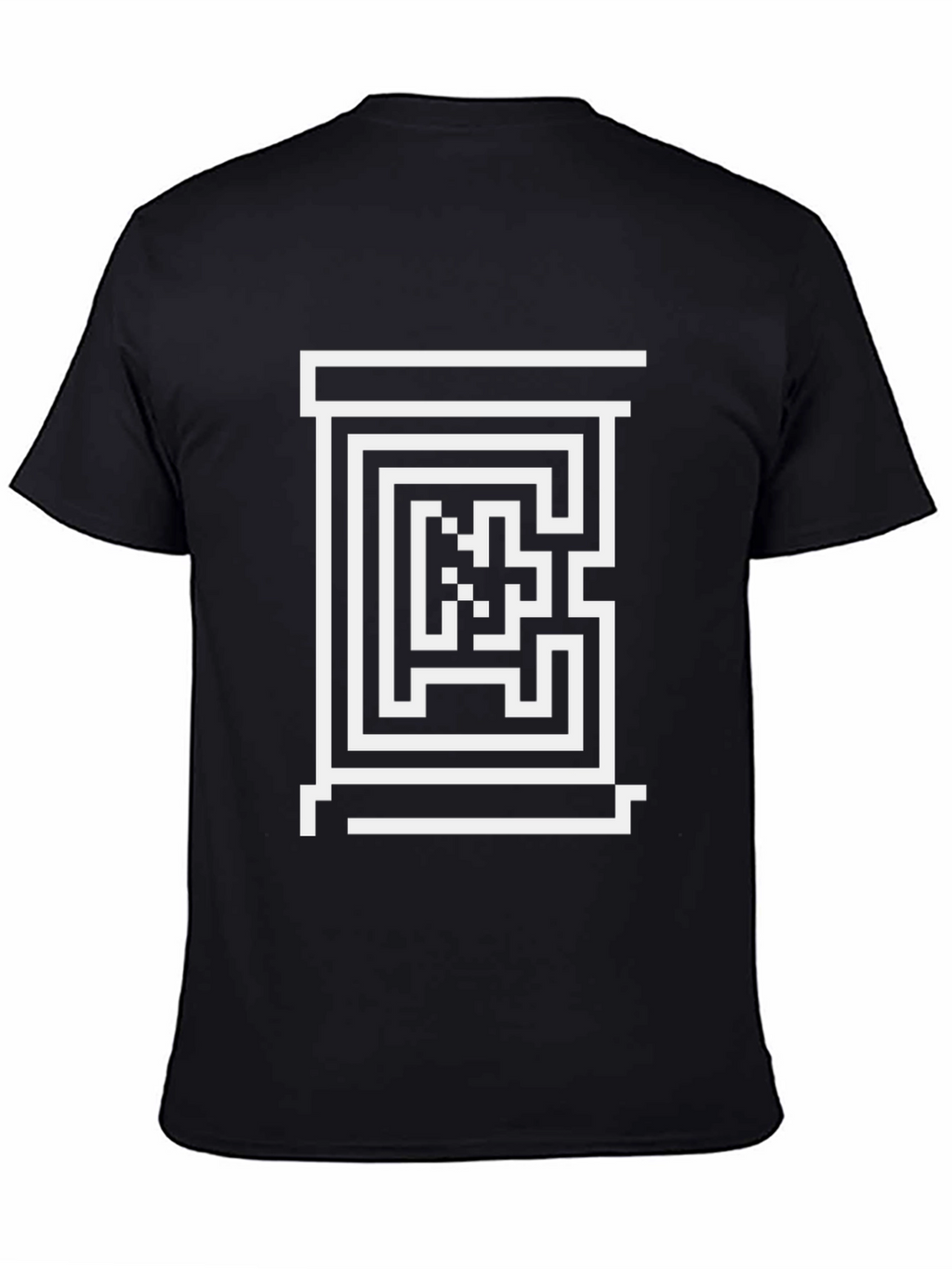 Maze T-Shirt - Geometric Puzzle Design