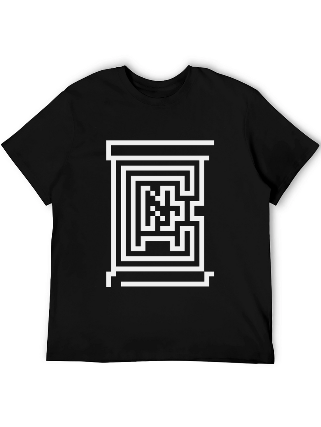 Maze T-Shirt - Geometric Puzzle Design