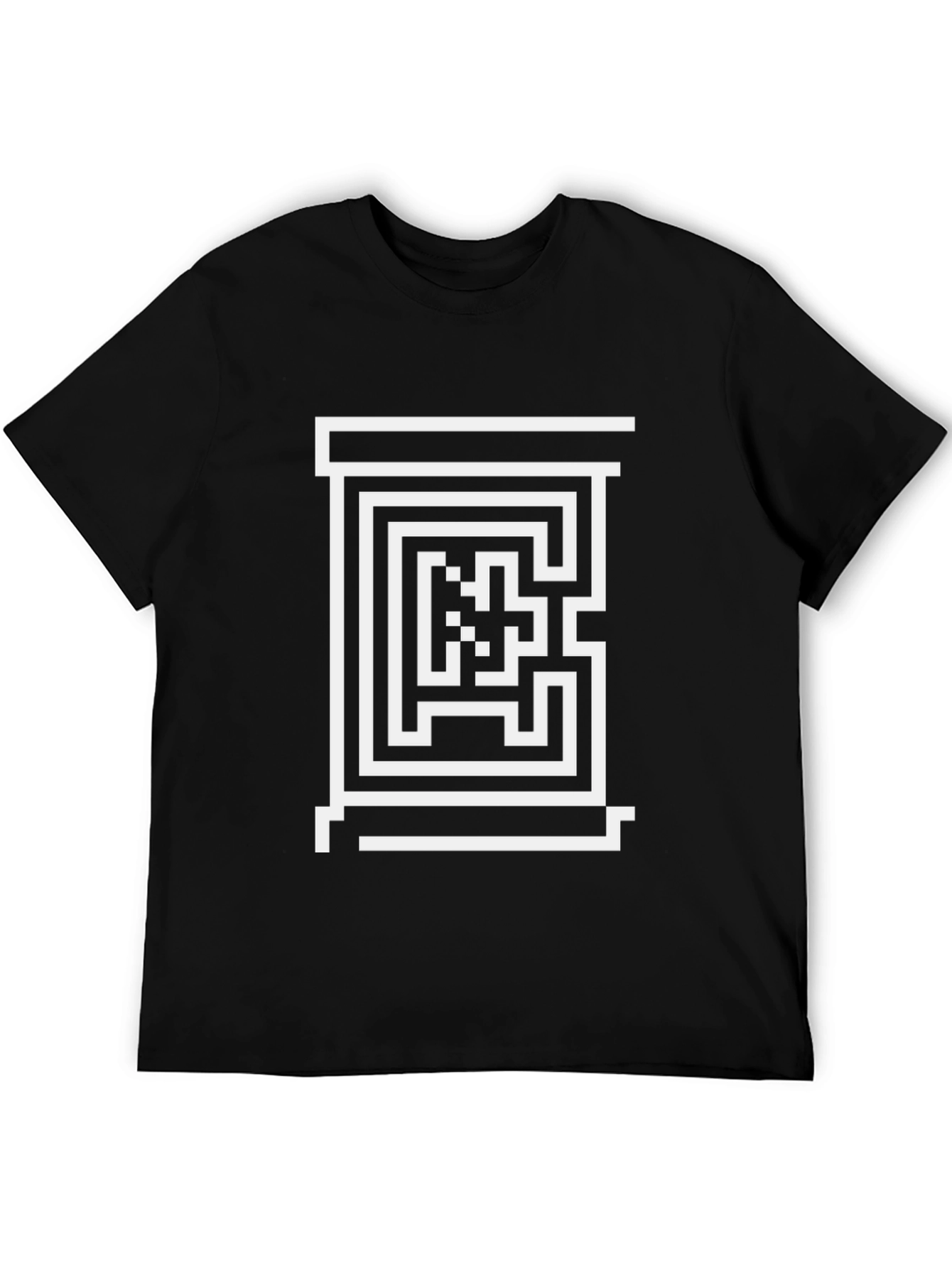 Maze T-Shirt - Geometric Puzzle Design
