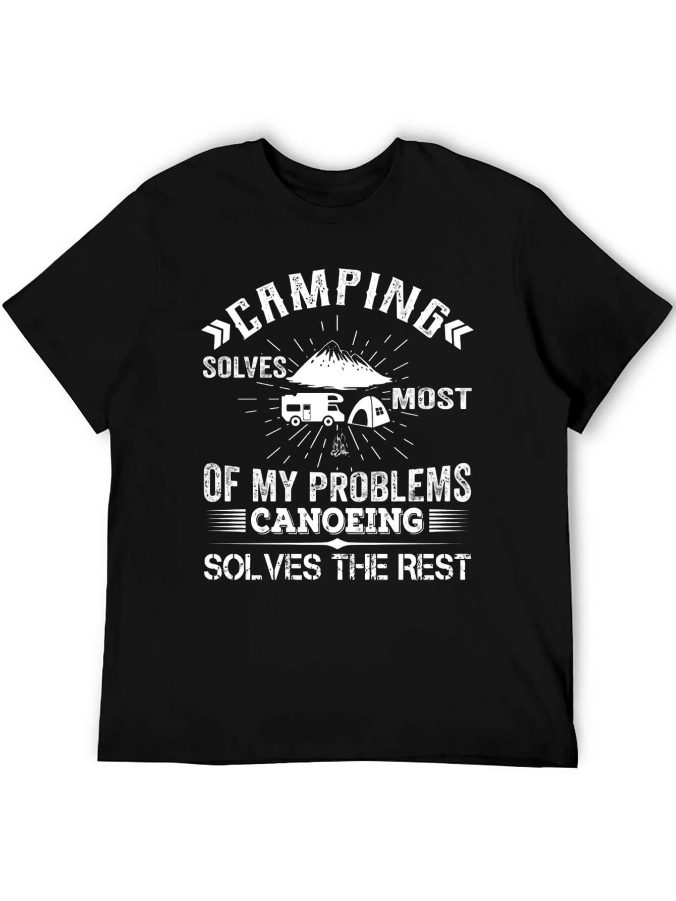 Camping & Canoeing T-Shirt - Problem Solver Tee