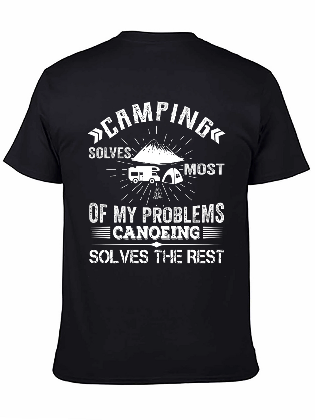 Camping & Canoeing T-Shirt - Problem Solver Tee
