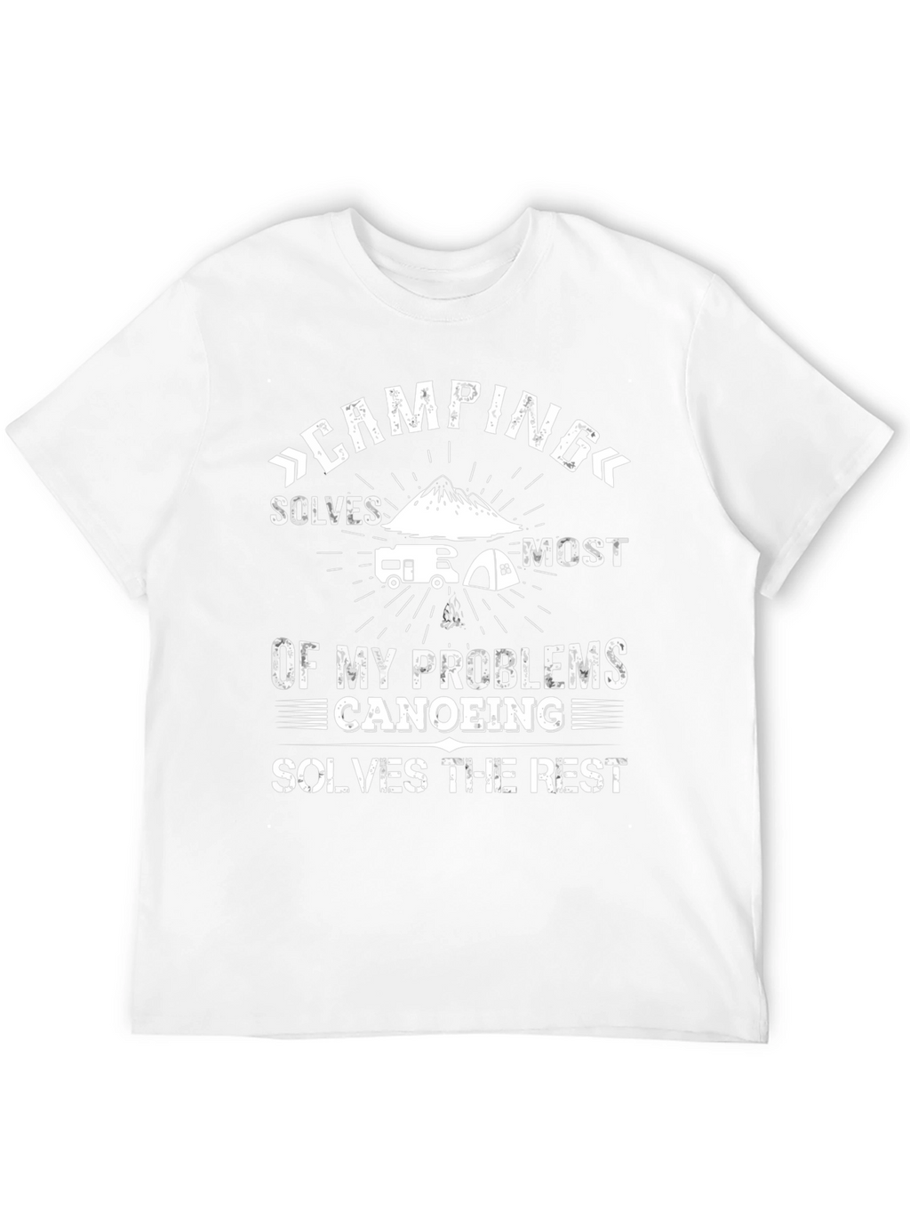 Camping & Canoeing T-Shirt - Problem Solver Tee