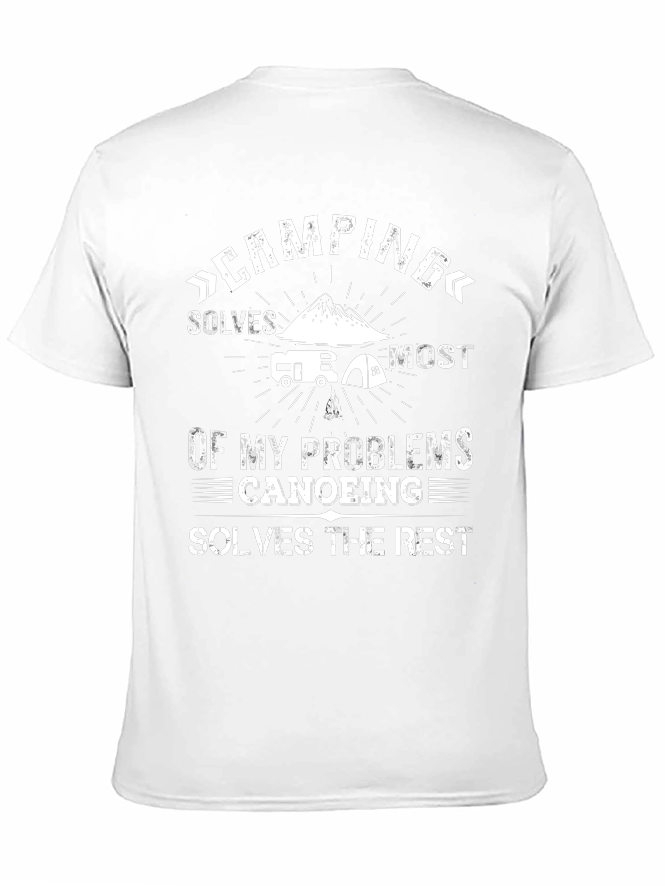 Camping & Canoeing T-Shirt - Problem Solver Tee