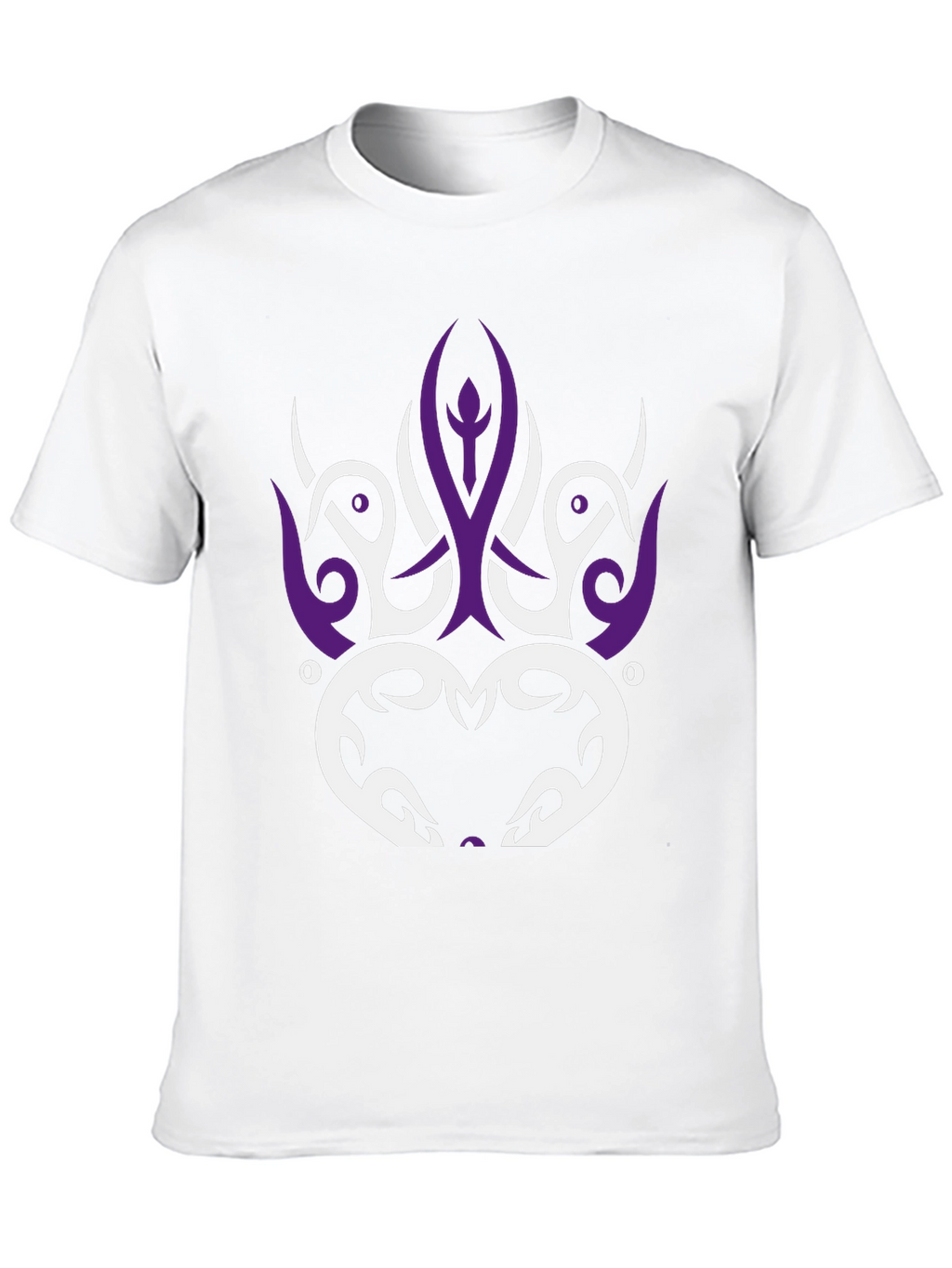 Tribal Design Black T-Shirt
