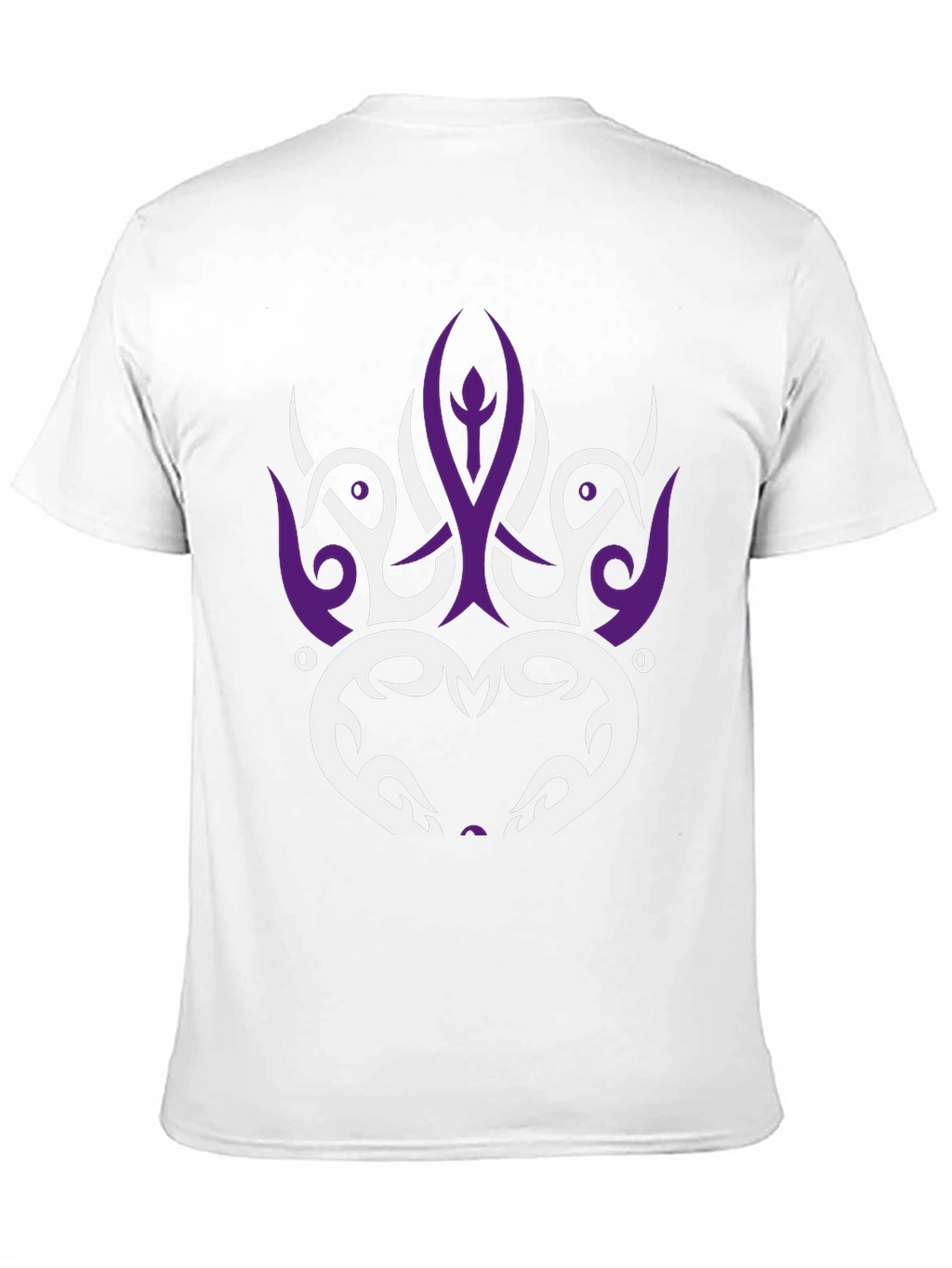 Tribal Design Black T-Shirt