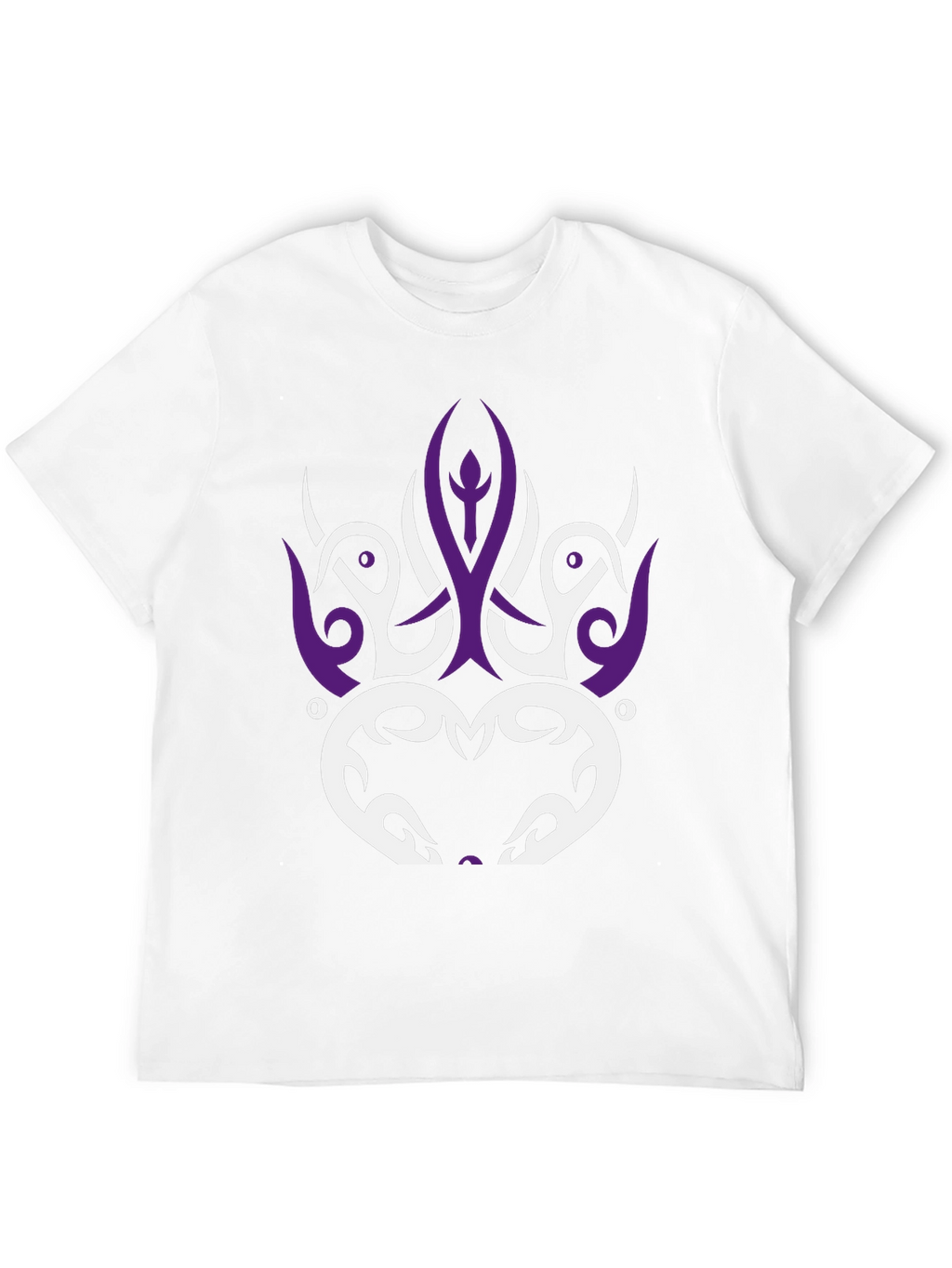 Tribal Design Black T-Shirt