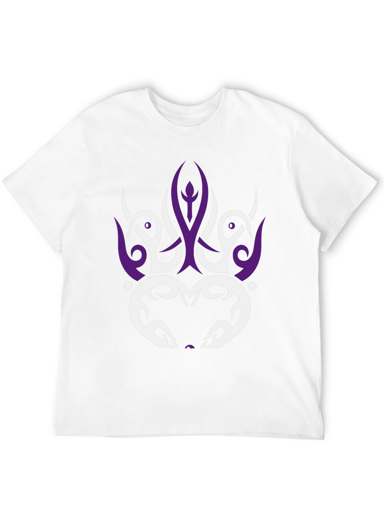 Tribal Design Black T-Shirt