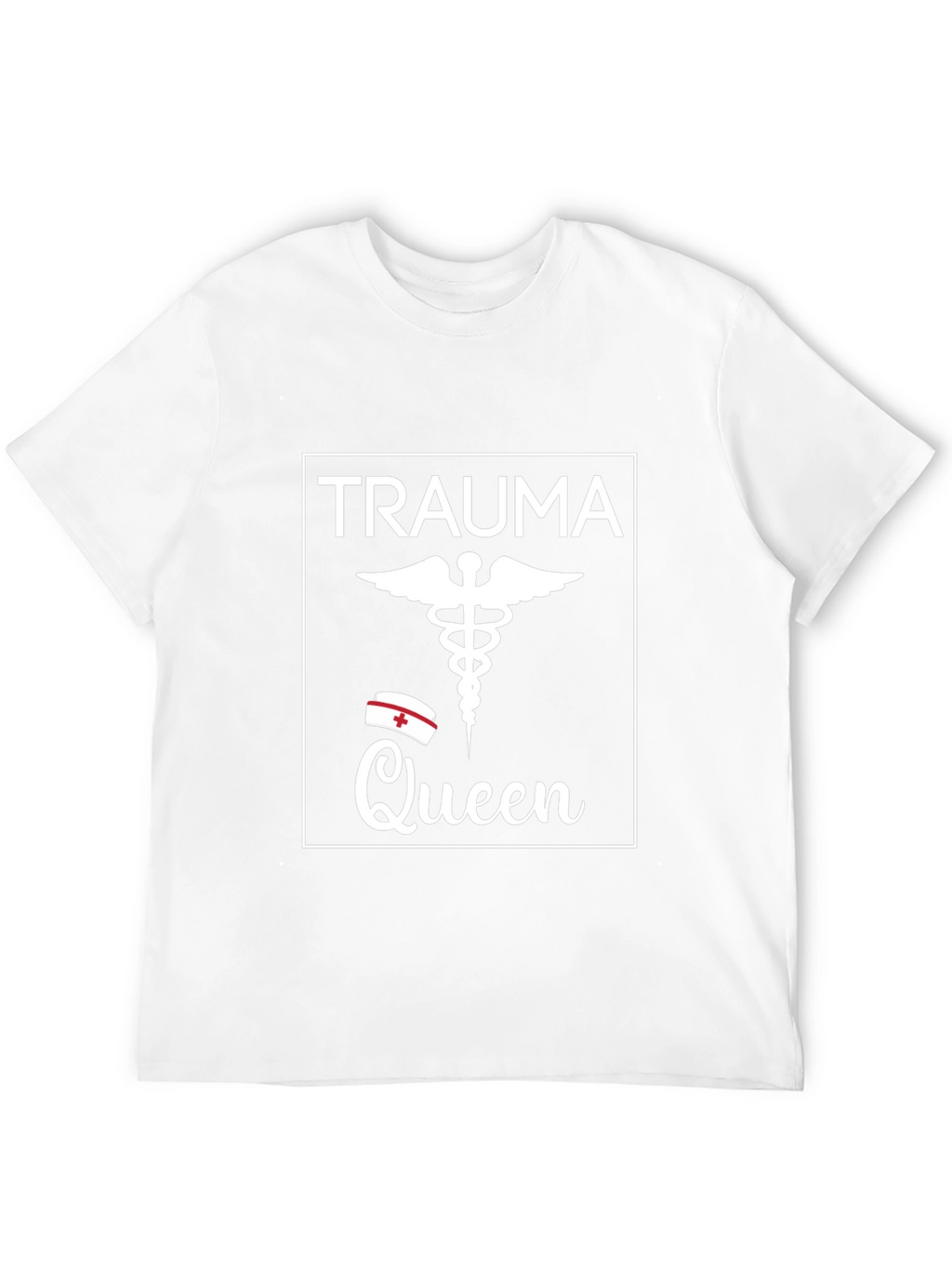 Trauma Queen Graphic T-Shirt - Nurse Caduceus Tee