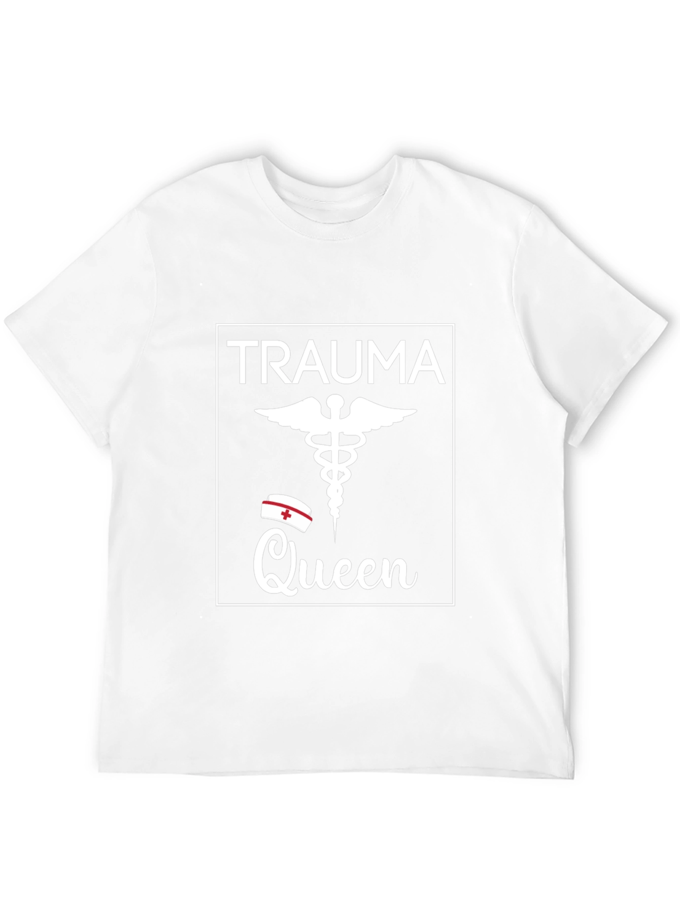 Trauma Queen Graphic T-Shirt - Nurse Caduceus Tee