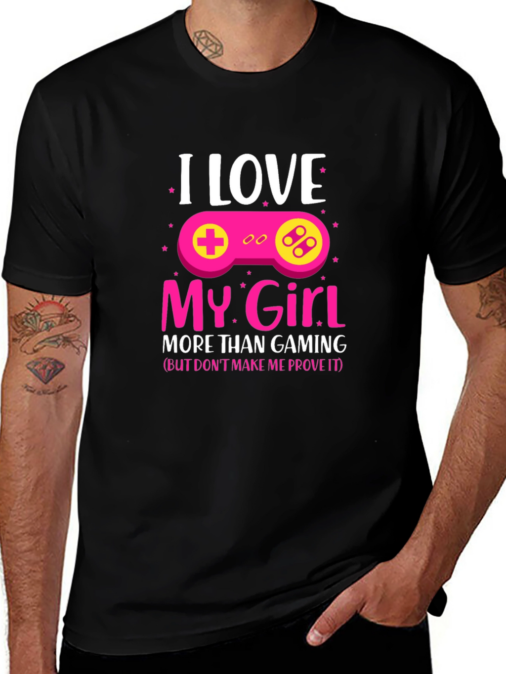 I Love My Girl Gamer T-Shirt