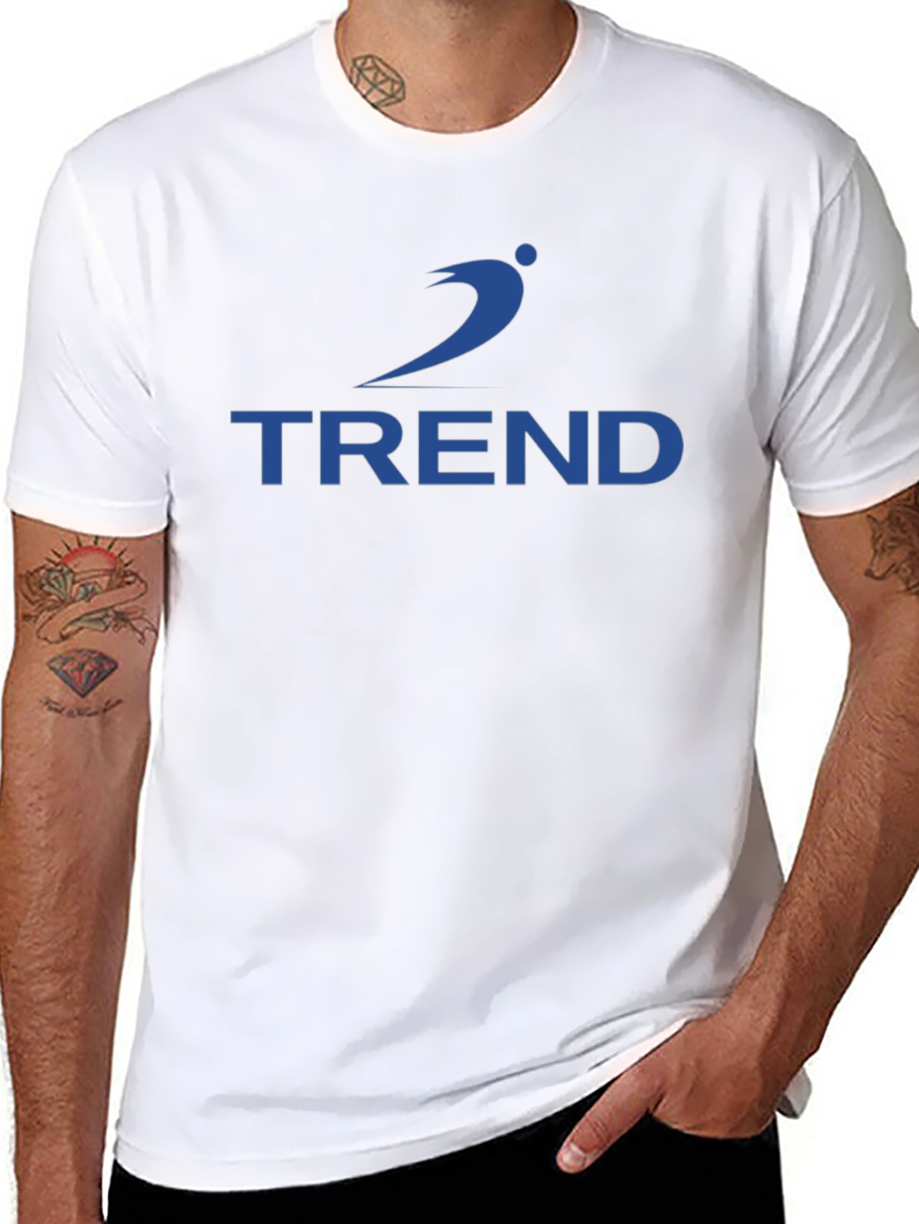 Trend Graphic Print Black T-Shirt