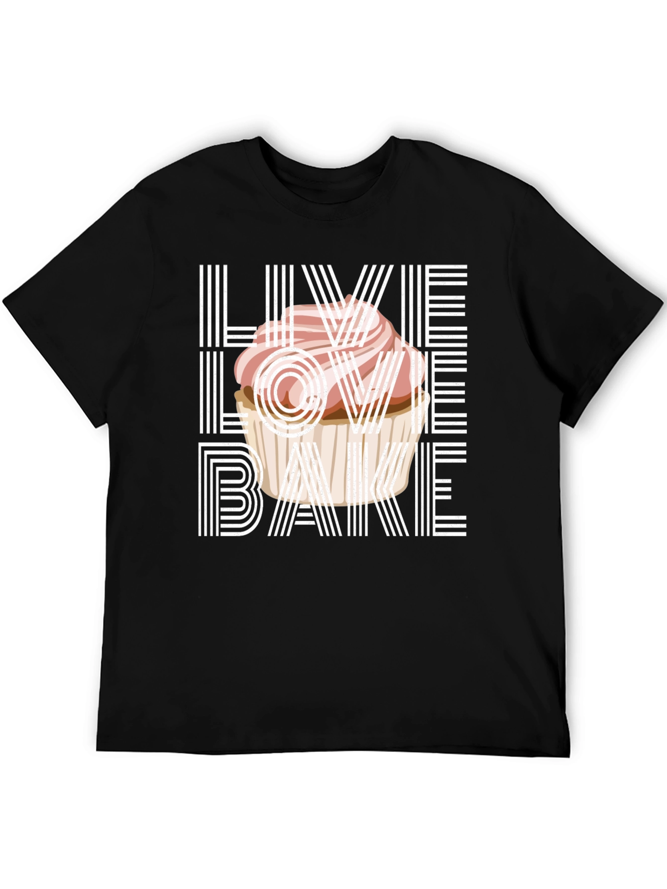 Live Love Bake Graphic T-Shirt