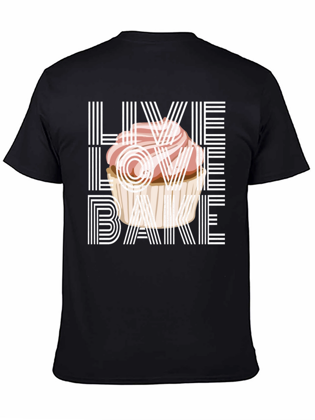 Live Love Bake Graphic T-Shirt