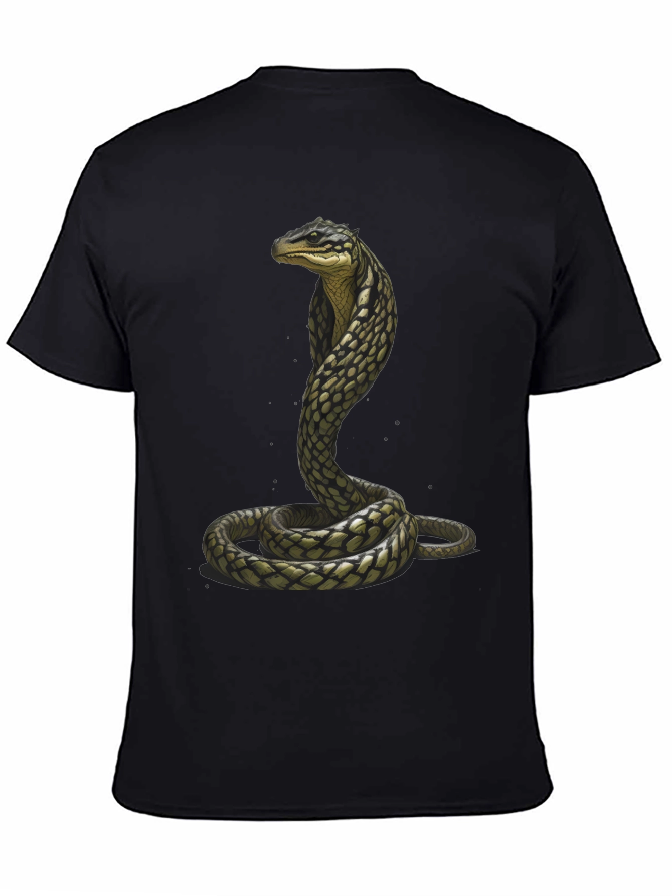 Cobra Graphic Tee - Stylish Snake Print T-Shirt