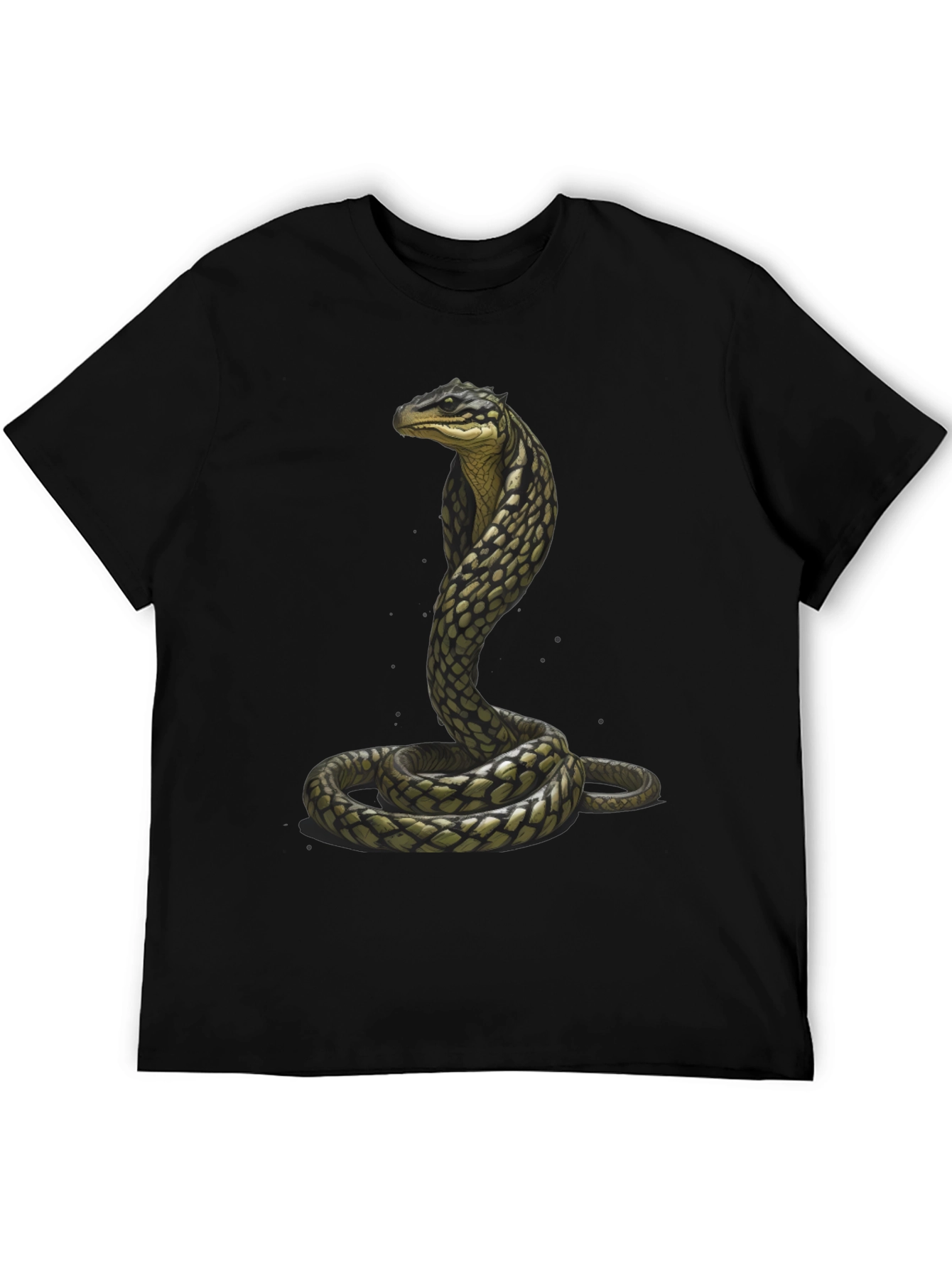 Cobra Graphic Tee - Stylish Snake Print T-Shirt