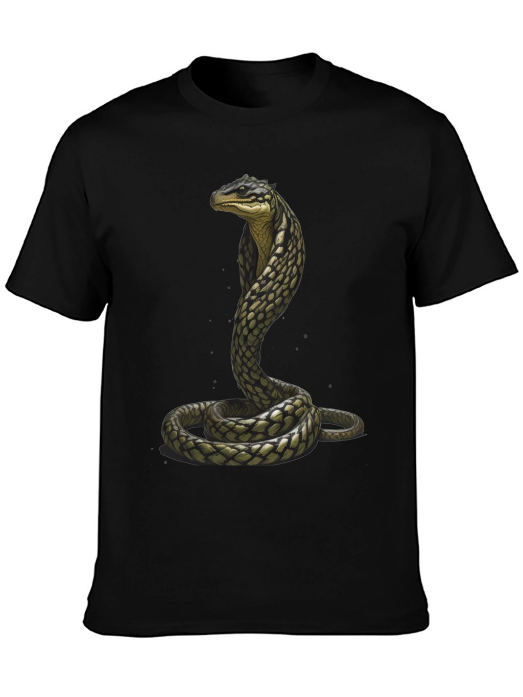 Cobra Graphic Tee - Stylish Snake Print T-Shirt