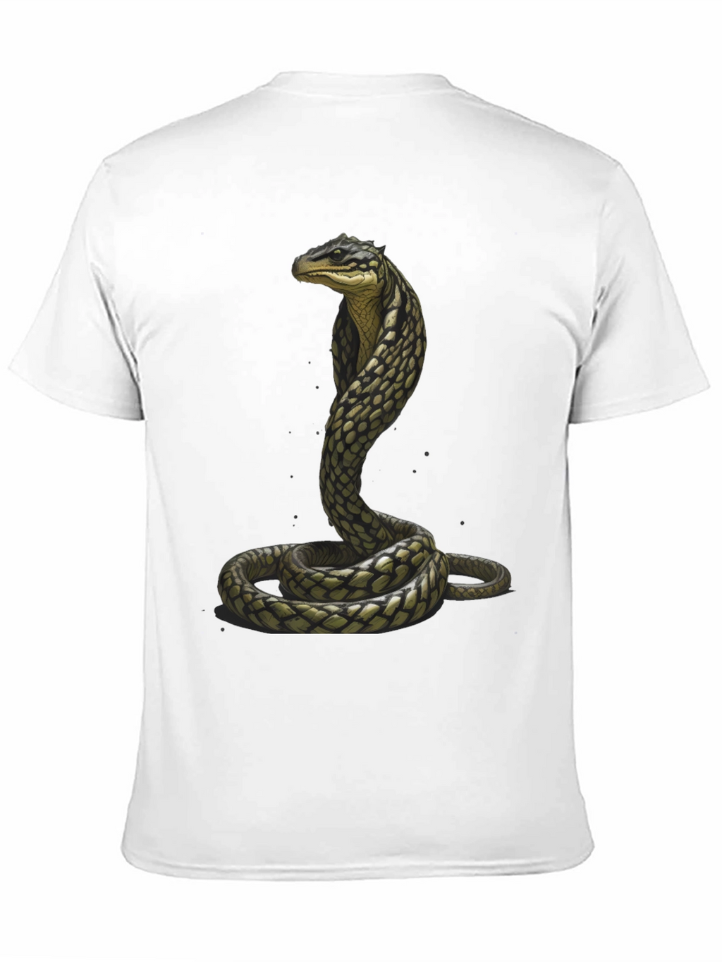 Cobra Graphic Tee - Stylish Snake Print T-Shirt