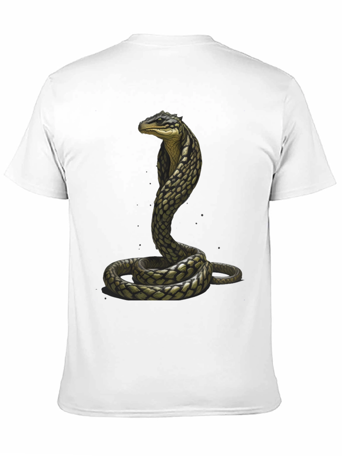 Cobra Graphic Tee - Stylish Snake Print T-Shirt