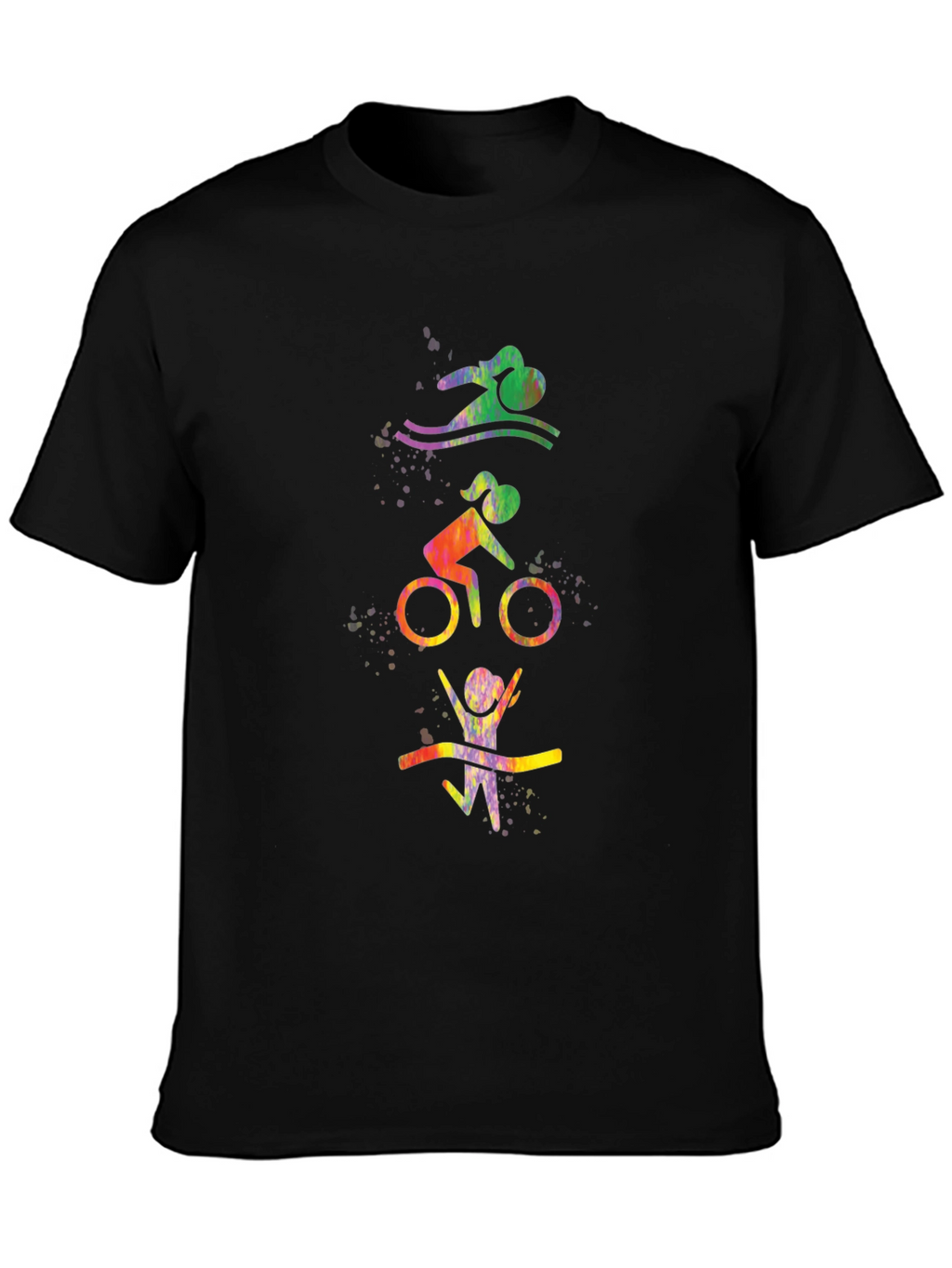 Triathlon Black T-Shirt
