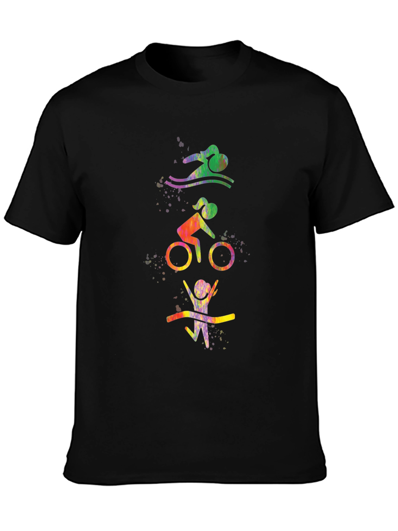 Triathlon Black T-Shirt