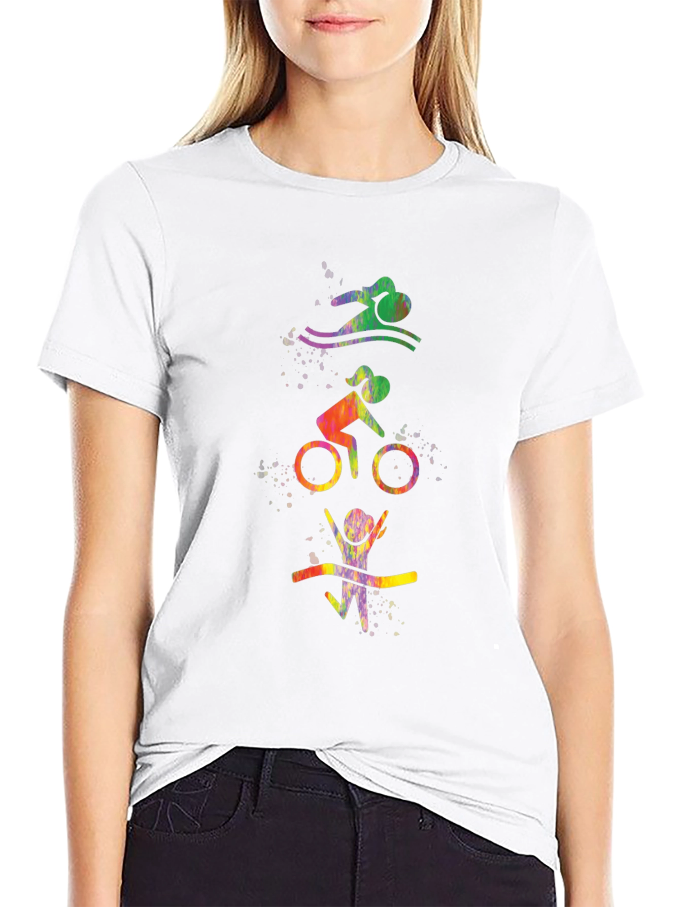 Triathlon Black T-Shirt