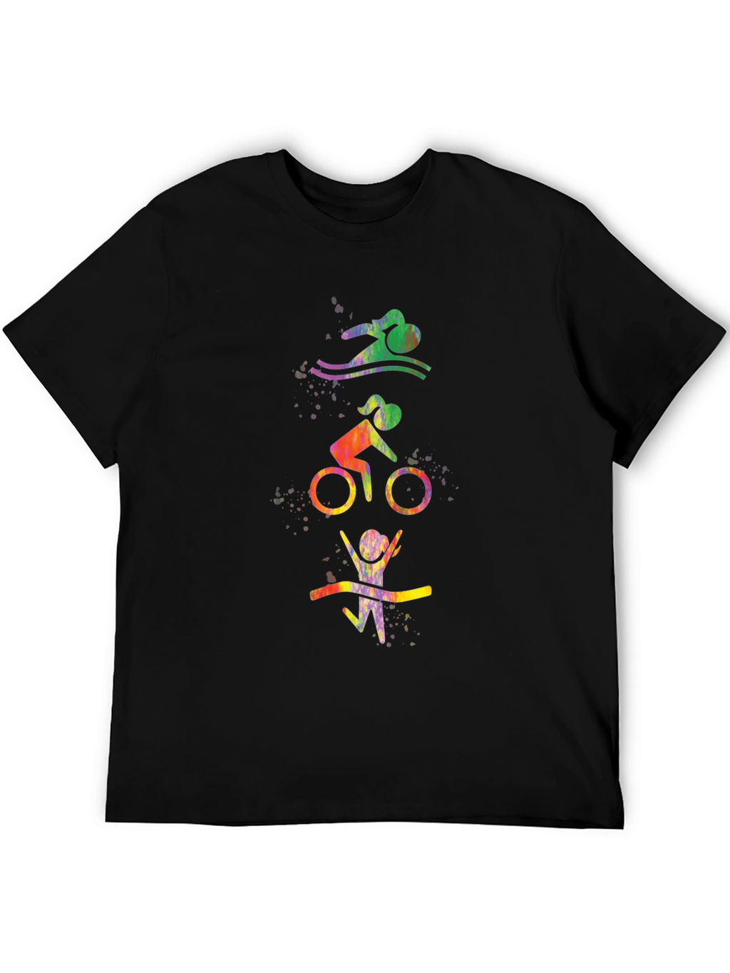 Triathlon Black T-Shirt