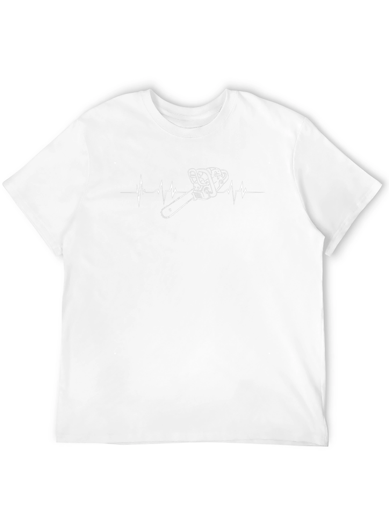 Chainsaw Heartbeat T-Shirt - Black