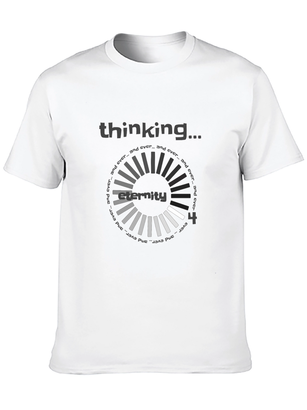 Thinking Eternity Black T-Shirt