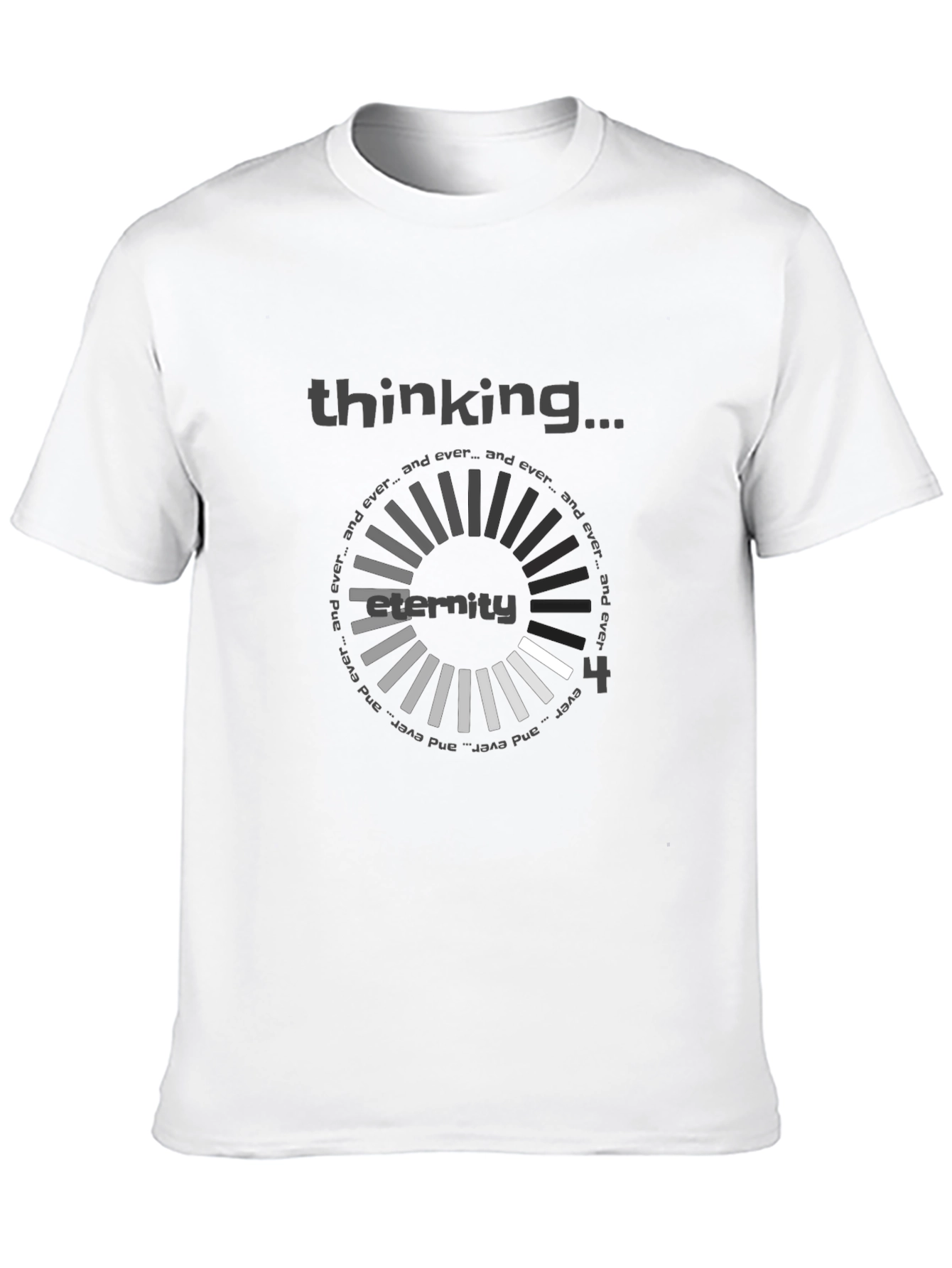 Thinking Eternity Black T-Shirt