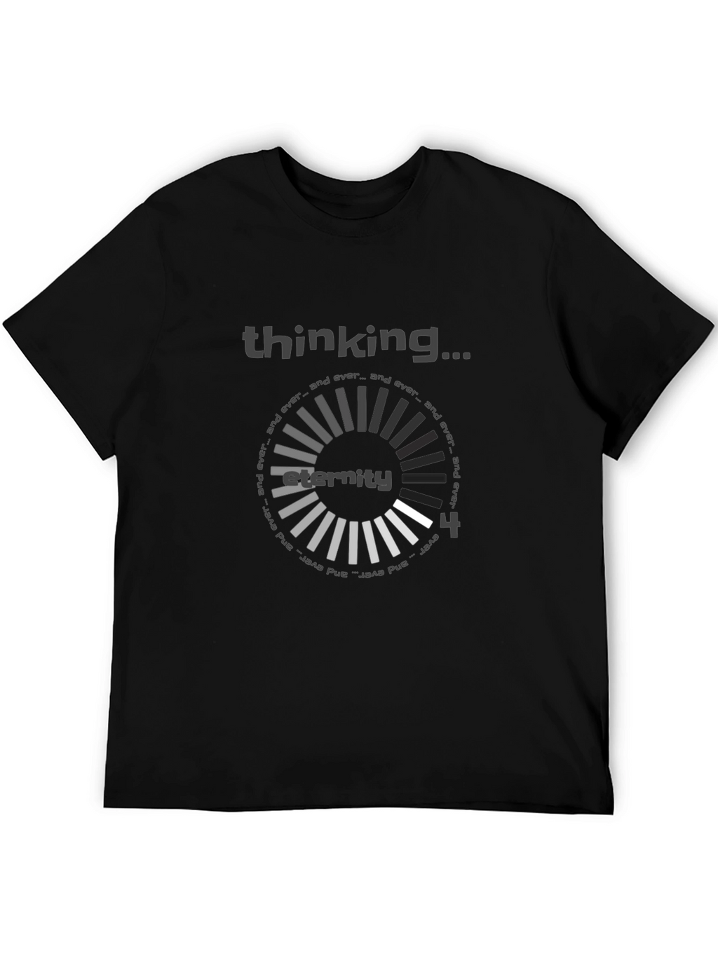 Thinking Eternity Black T-Shirt