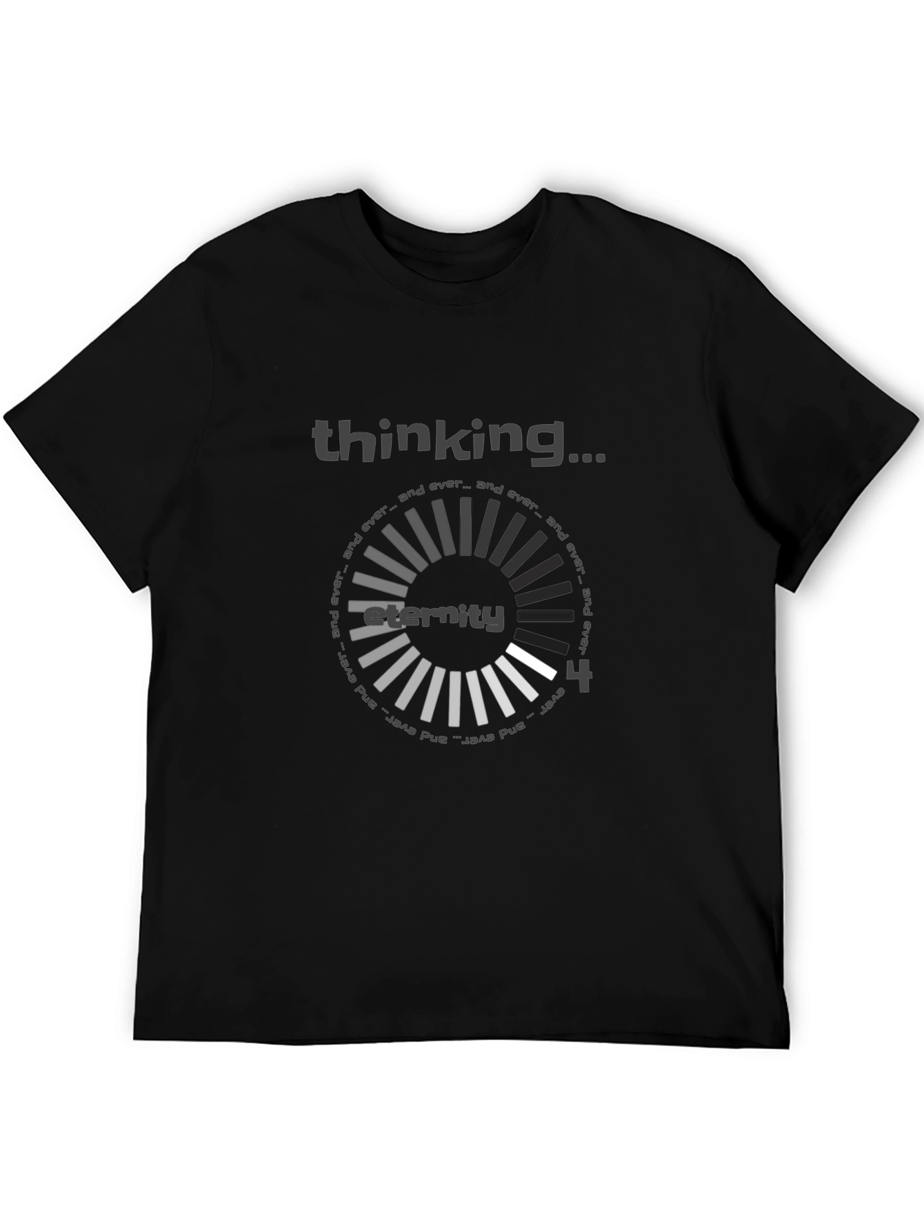 Thinking Eternity Black T-Shirt